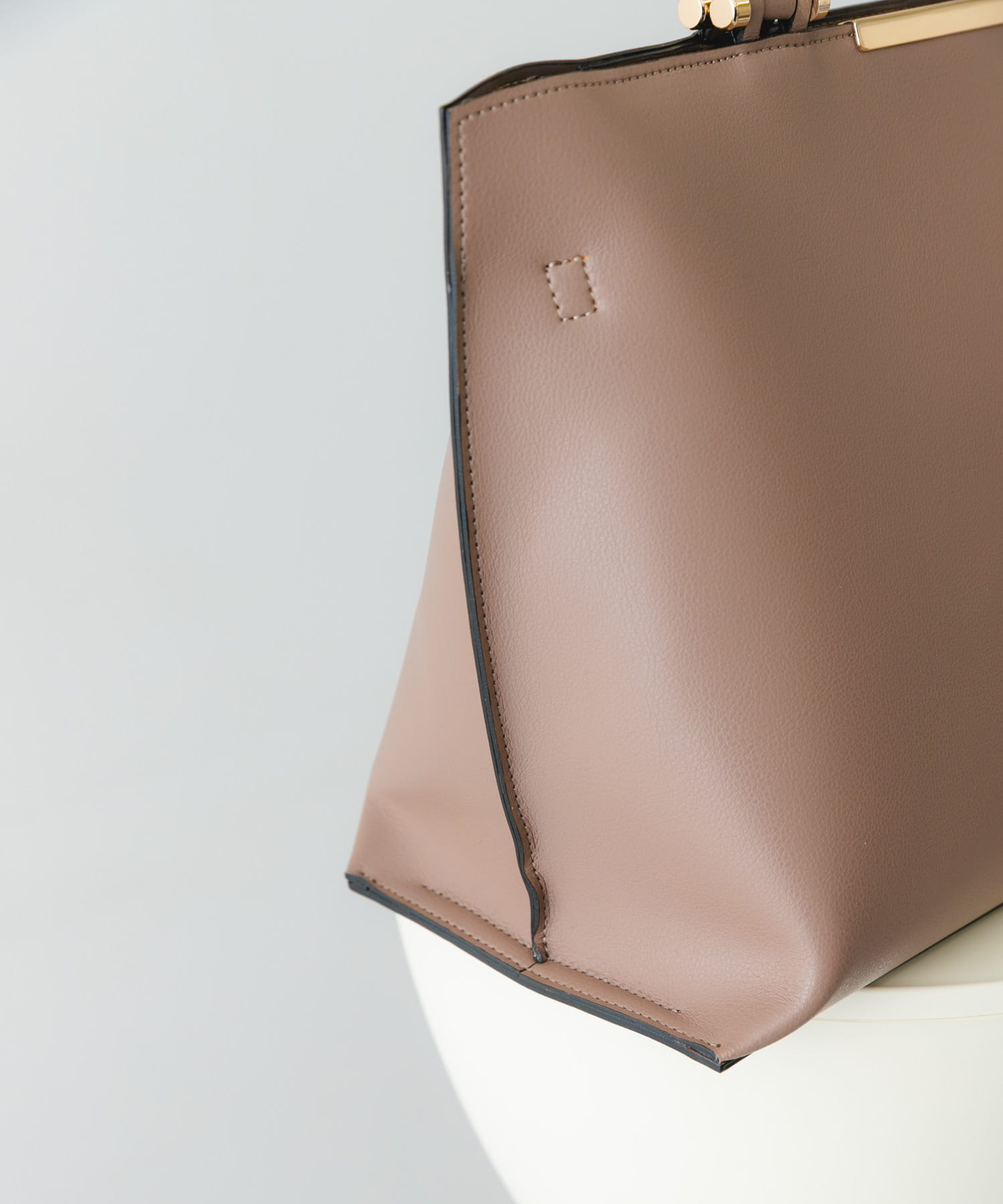 メタル2WAY A4トートバッグ MOCHA One