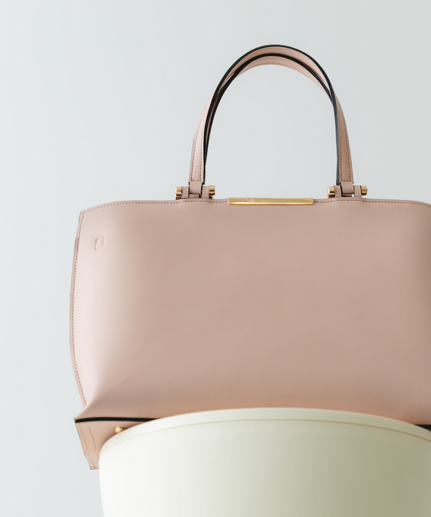 メタル2WAY A4トートバッグ LIGHT PINK One