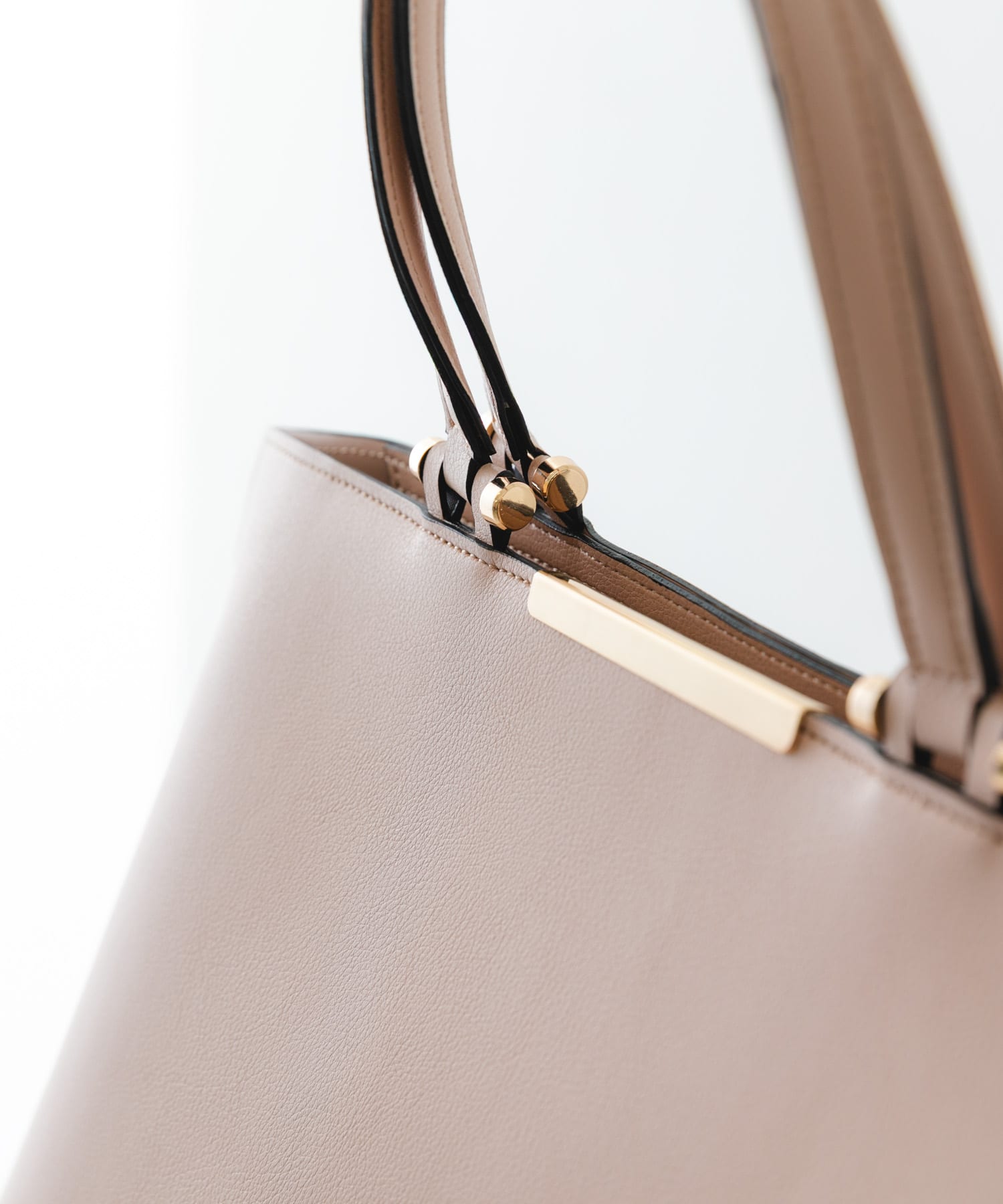 メタル2WAY A4トートバッグ LIGHT PINK One