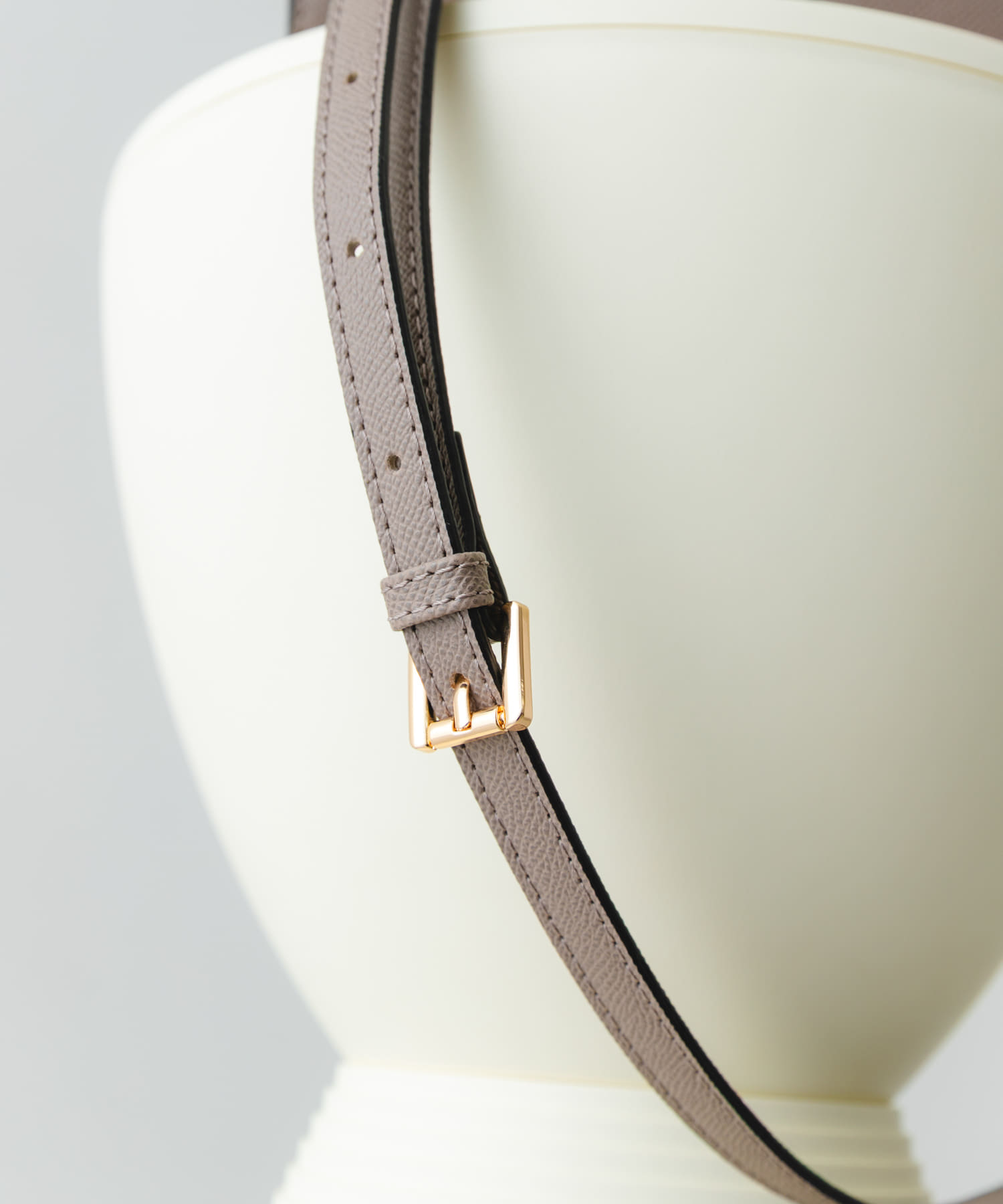 3セットチャームスクエアバッグ GREIGE One