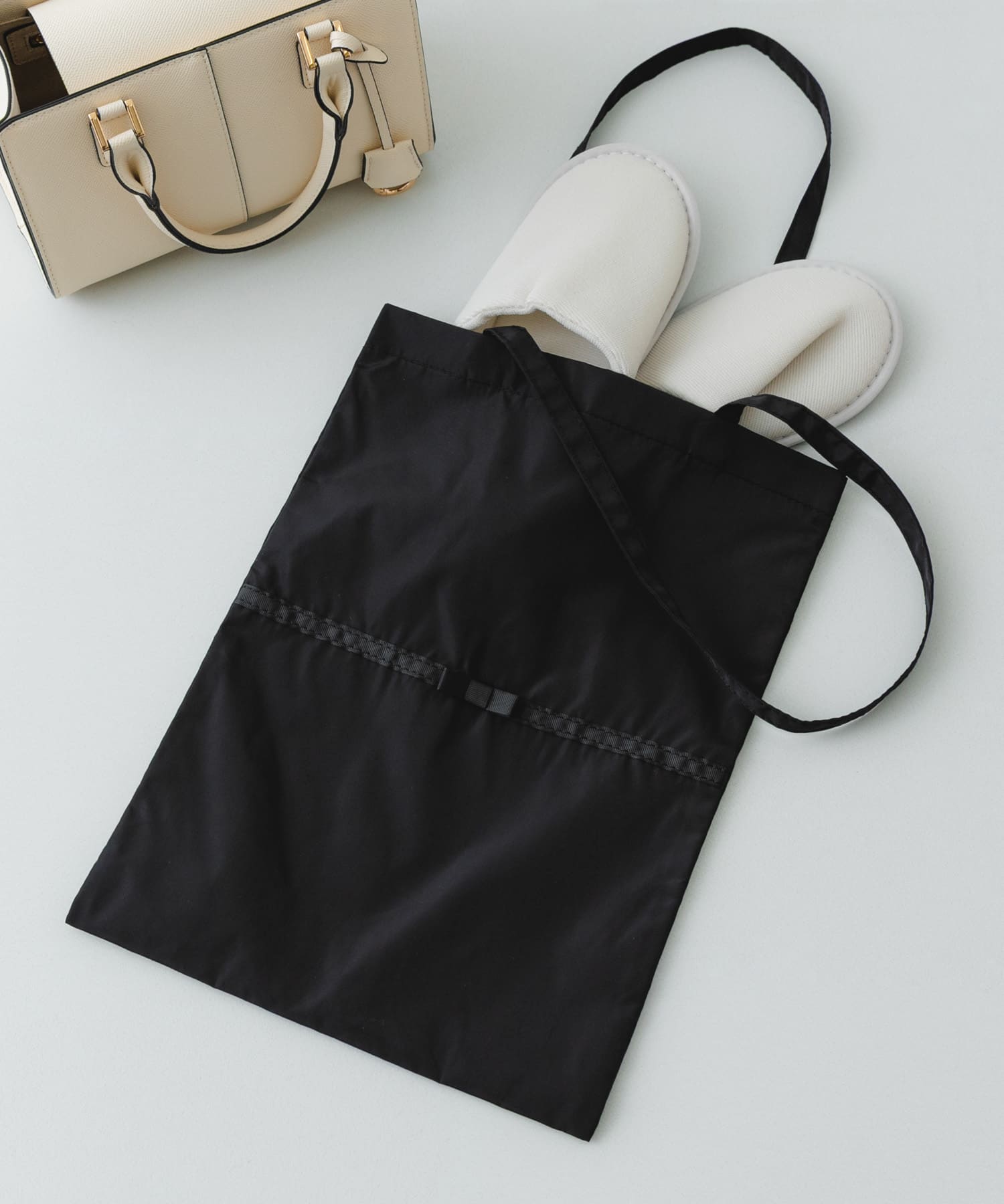 3セットチャームスクエアバッグ IVORY One