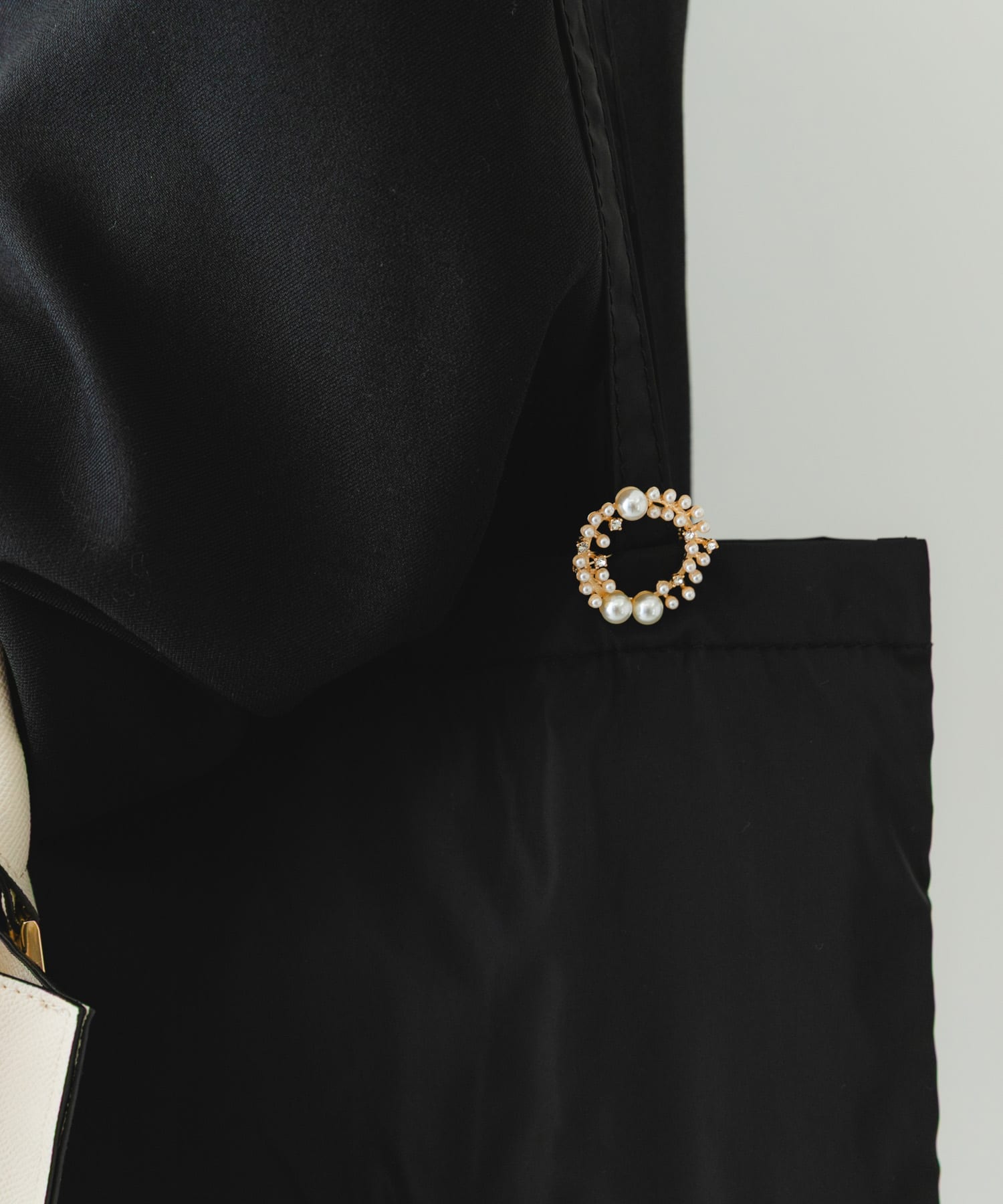 3セットチャームスクエアバッグ IVORY One