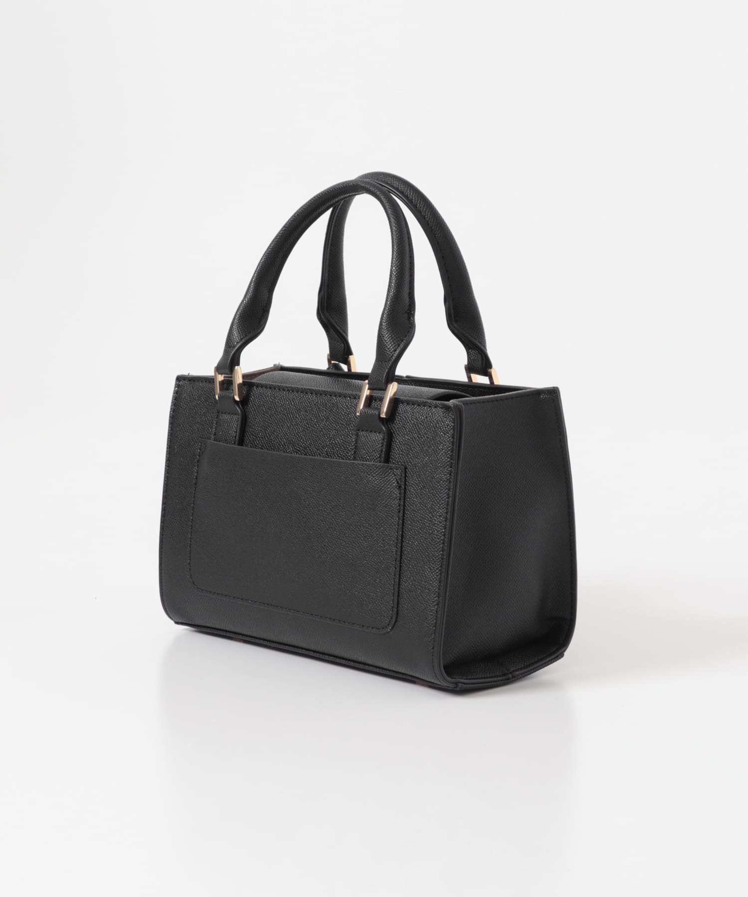 3セットチャームスクエアバッグ BLACK One