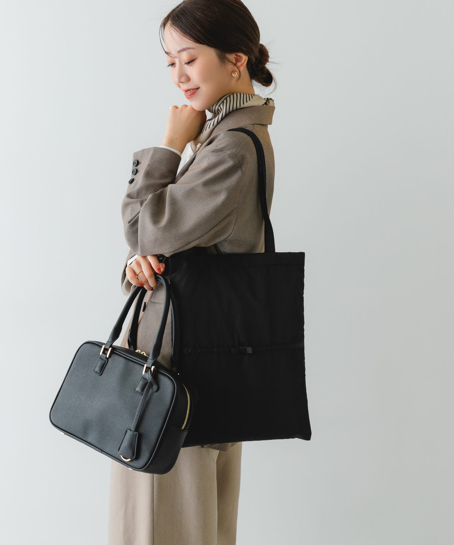 3セットチャームボストンバッグ(One BLACK): バッグ｜URBAN RESEARCH