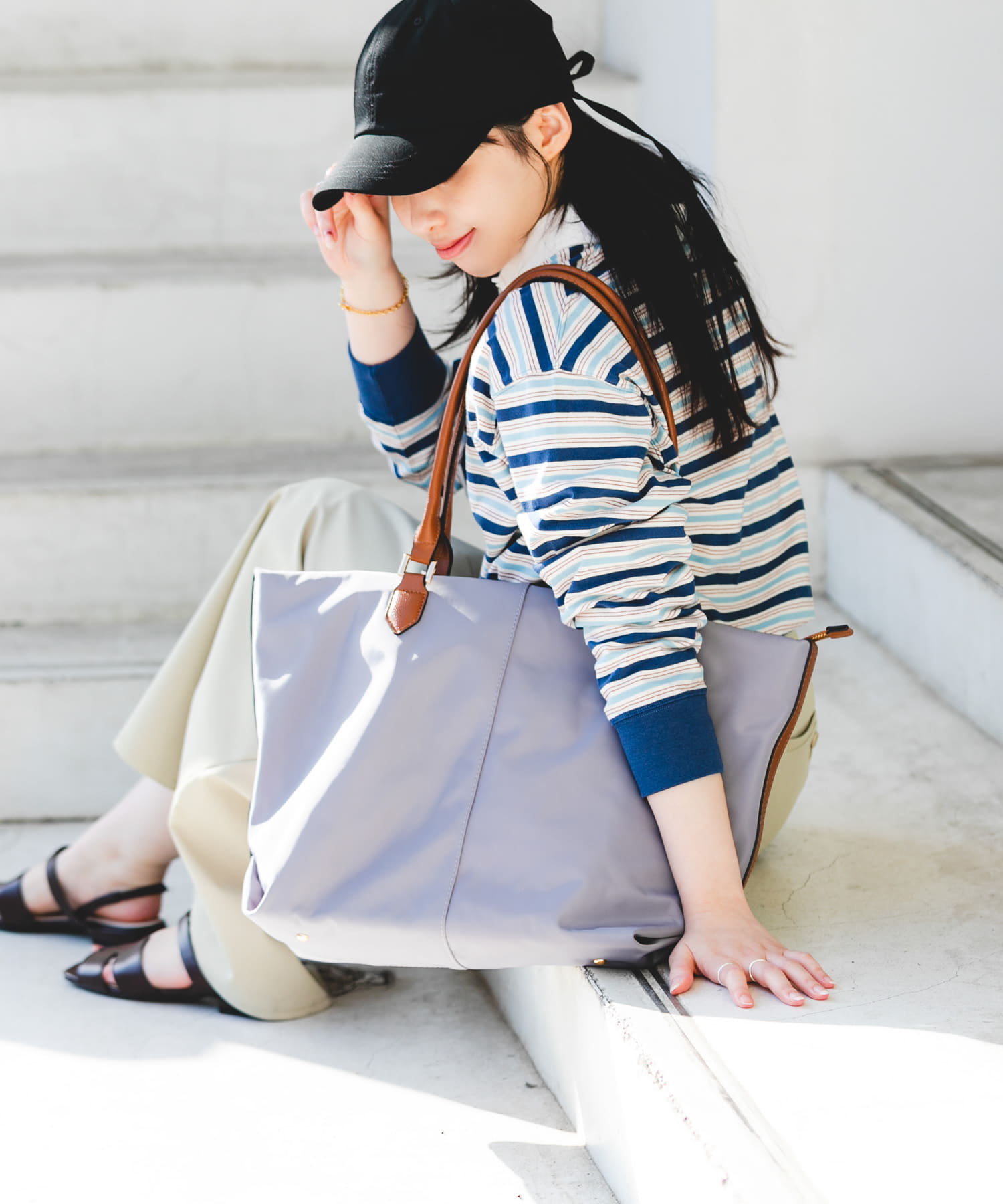 撥水トートバッグ