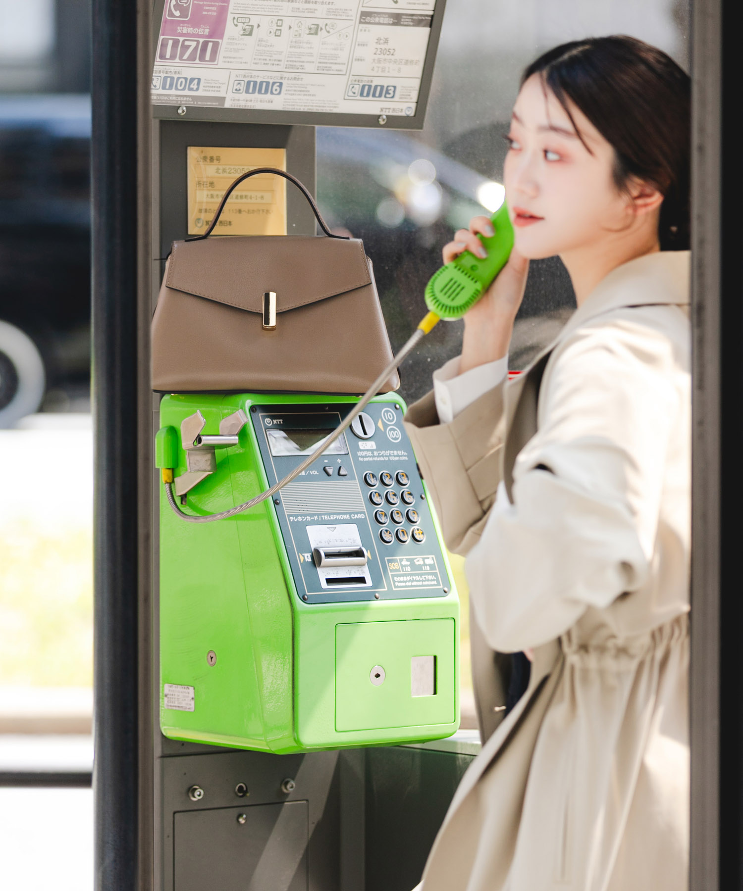 フラップワンハンドルバッグ MOCHA One