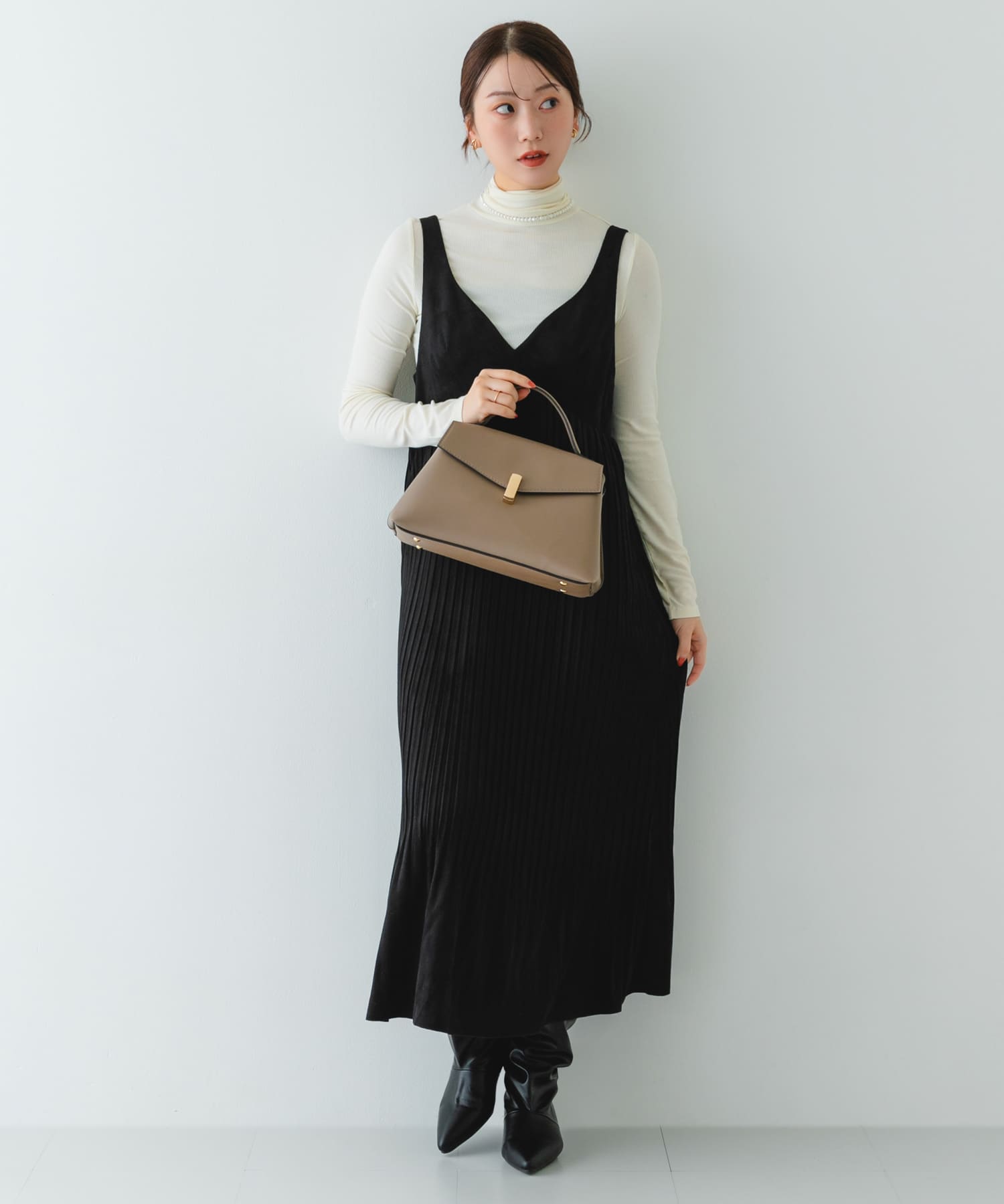 フラップワンハンドルバッグ MOCHA One