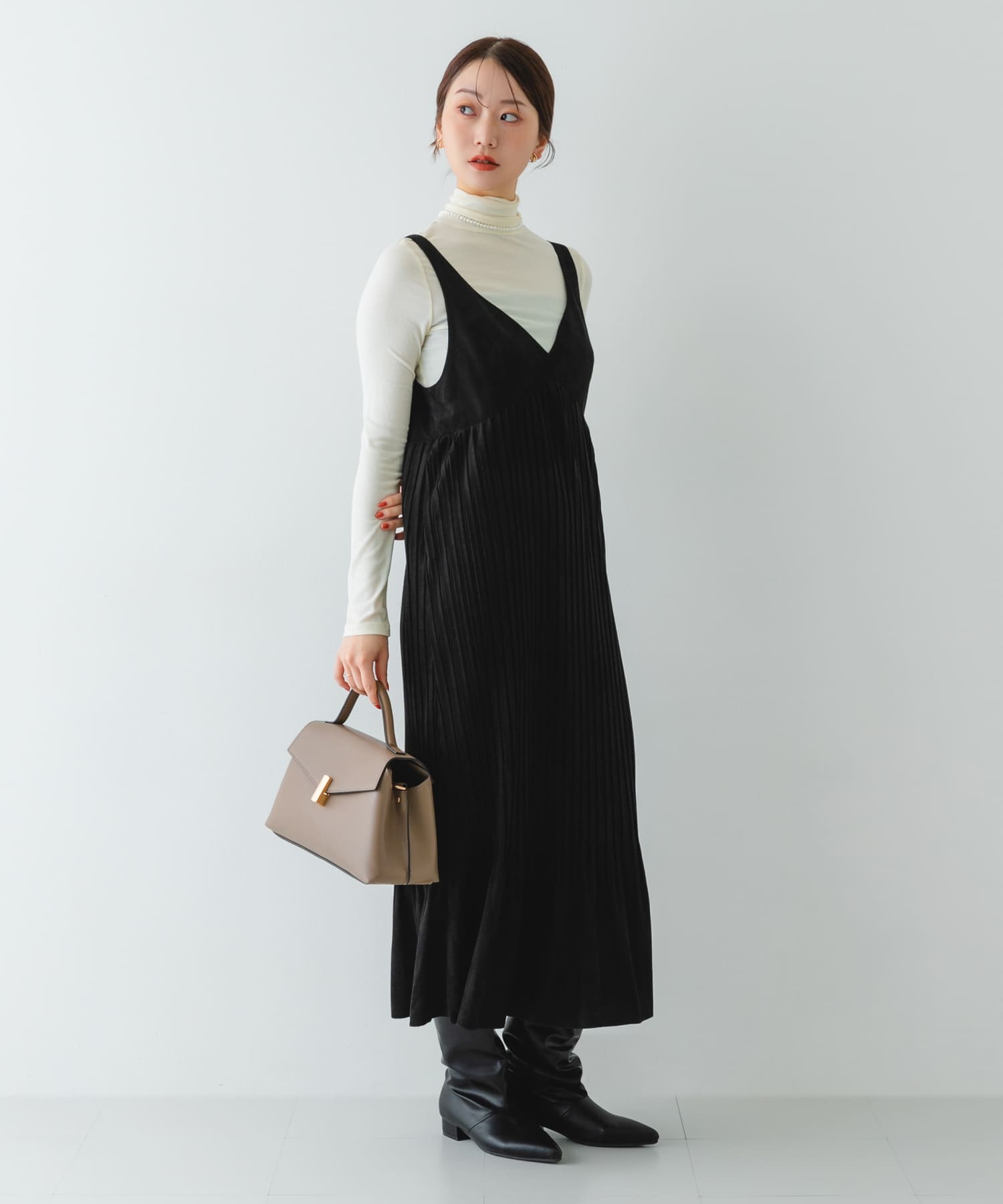 フラップワンハンドルバッグ MOCHA One