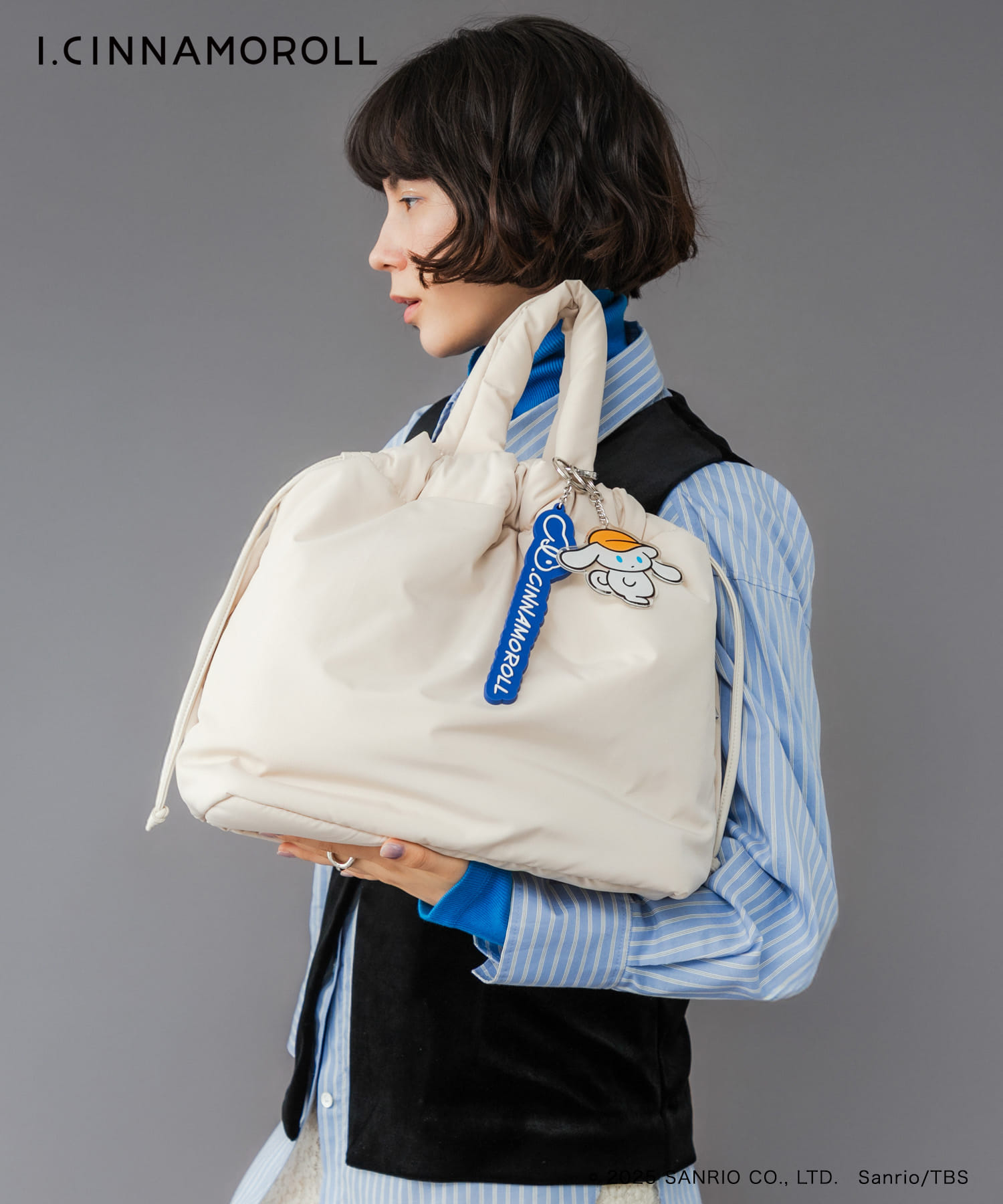 アイシナモロール パテッドバッグ BEIGE One