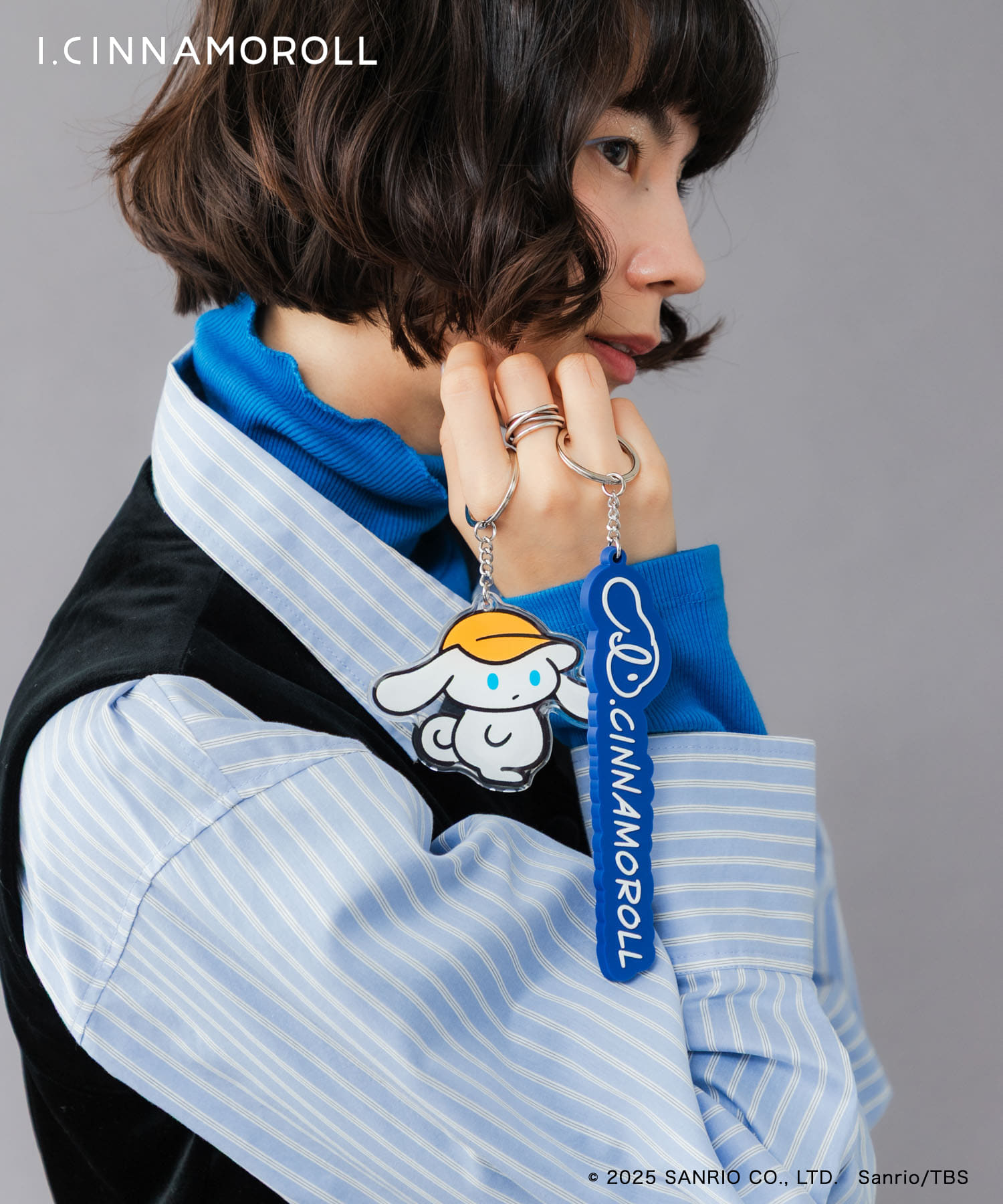 アイシナモロール パテッドバッグ BLACK One