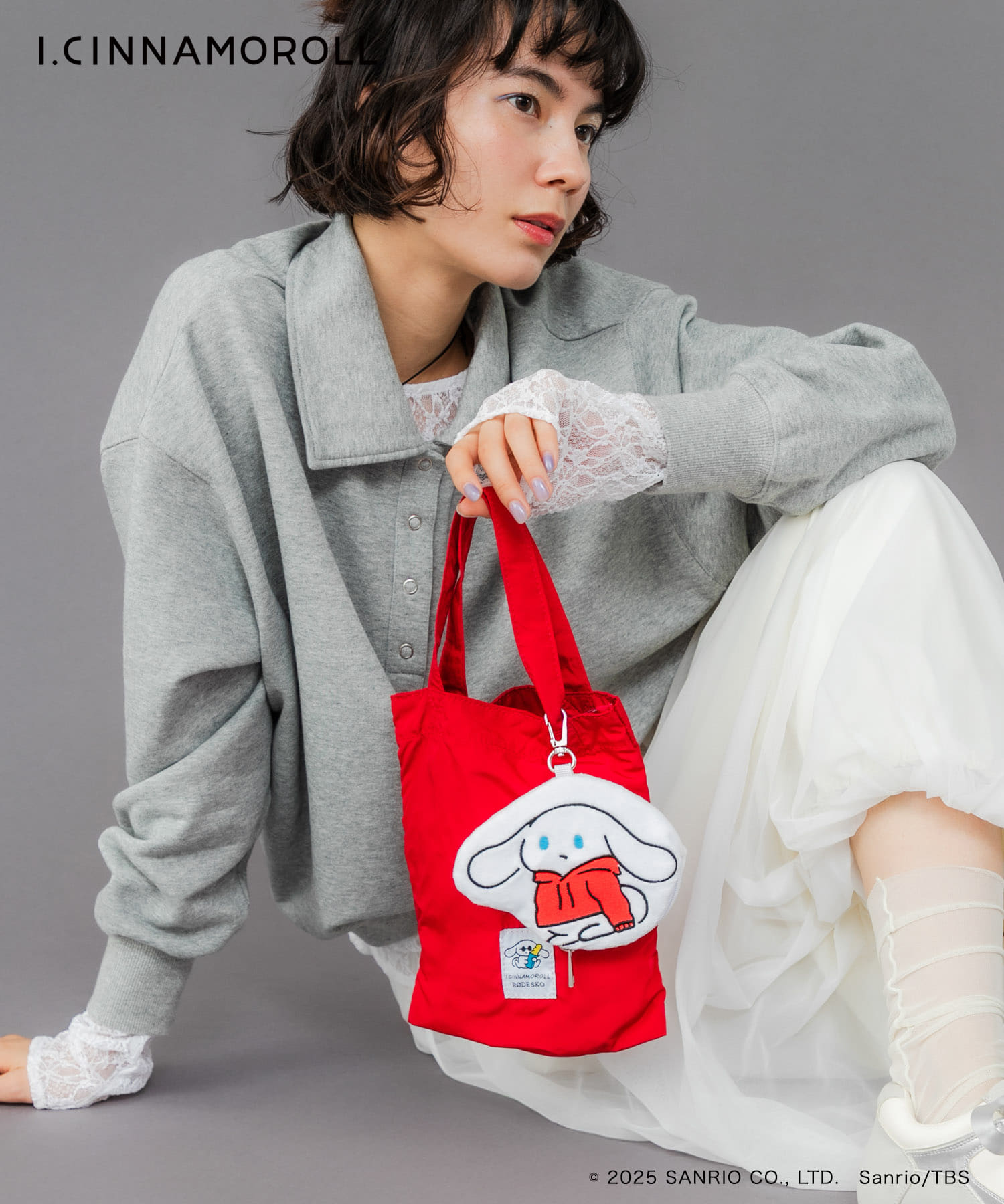 アイシナモロール パッカブルエコバッグ RED One