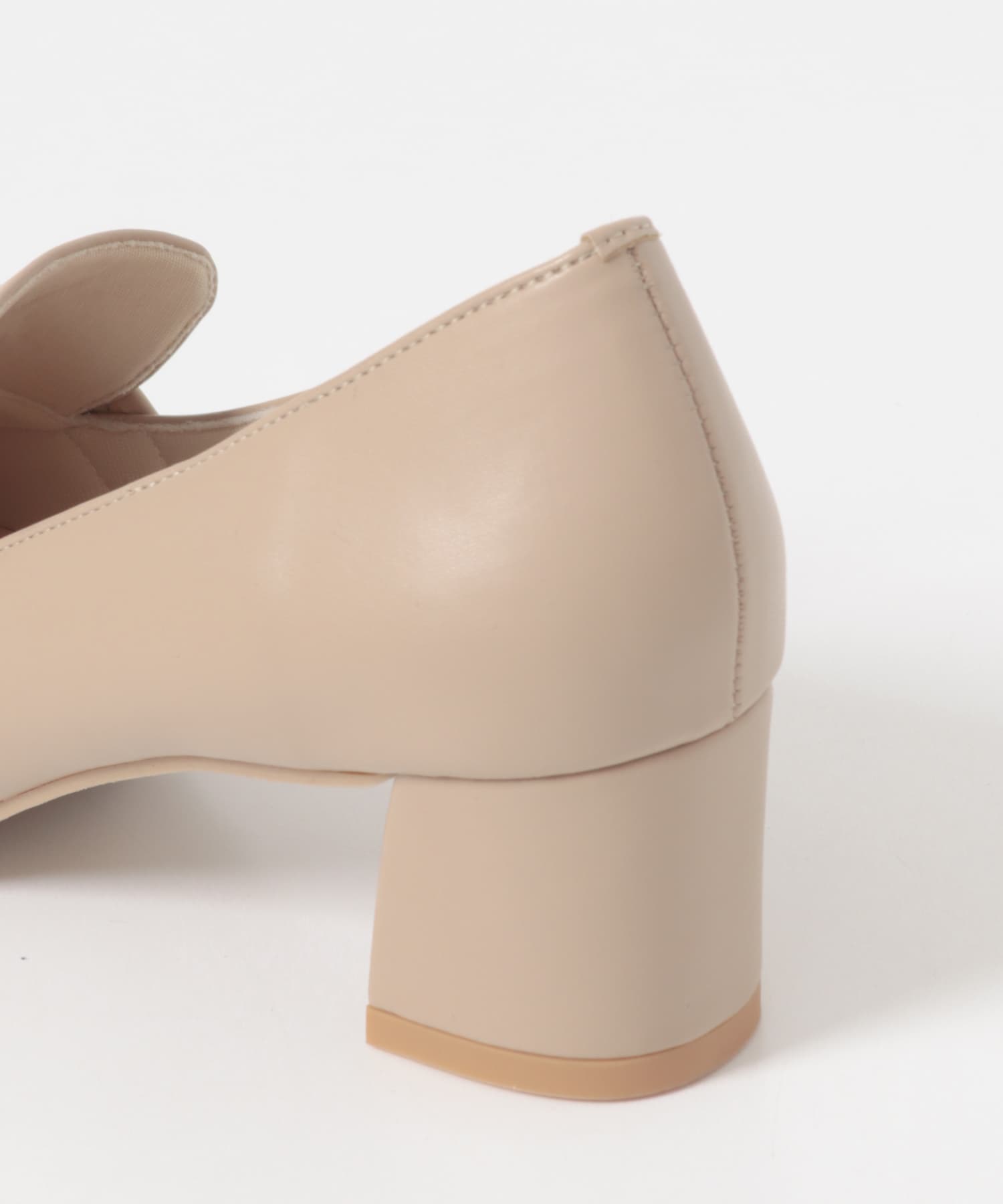 『MADE IN JAPAN』 4.5センチメタルヒールパンプス BEIGE 36