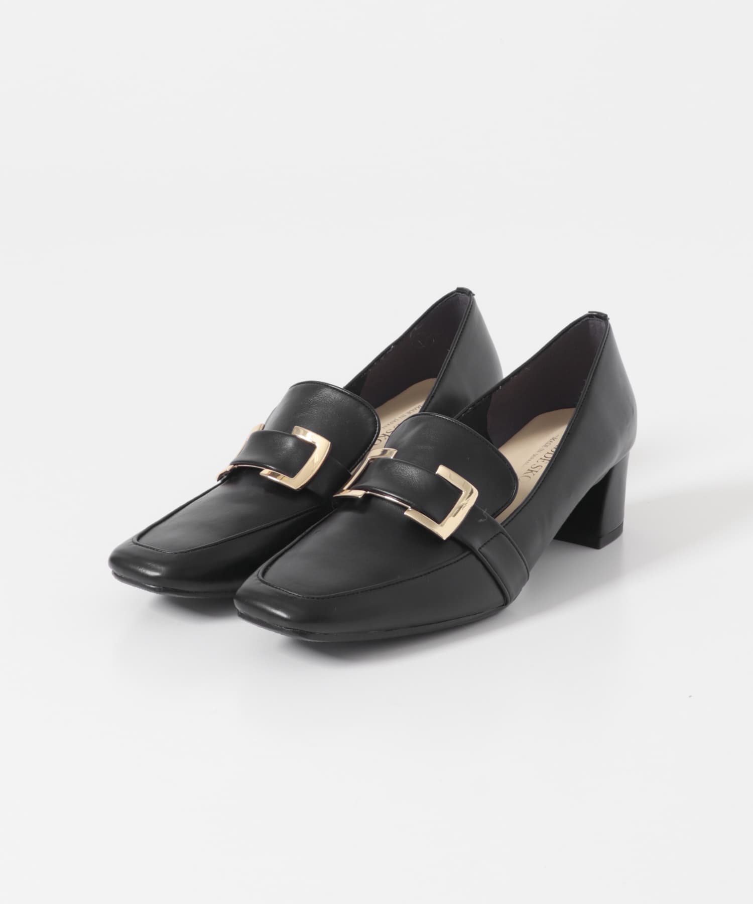 『MADE IN JAPAN』 4.5センチメタルヒールパンプス BLACK 36