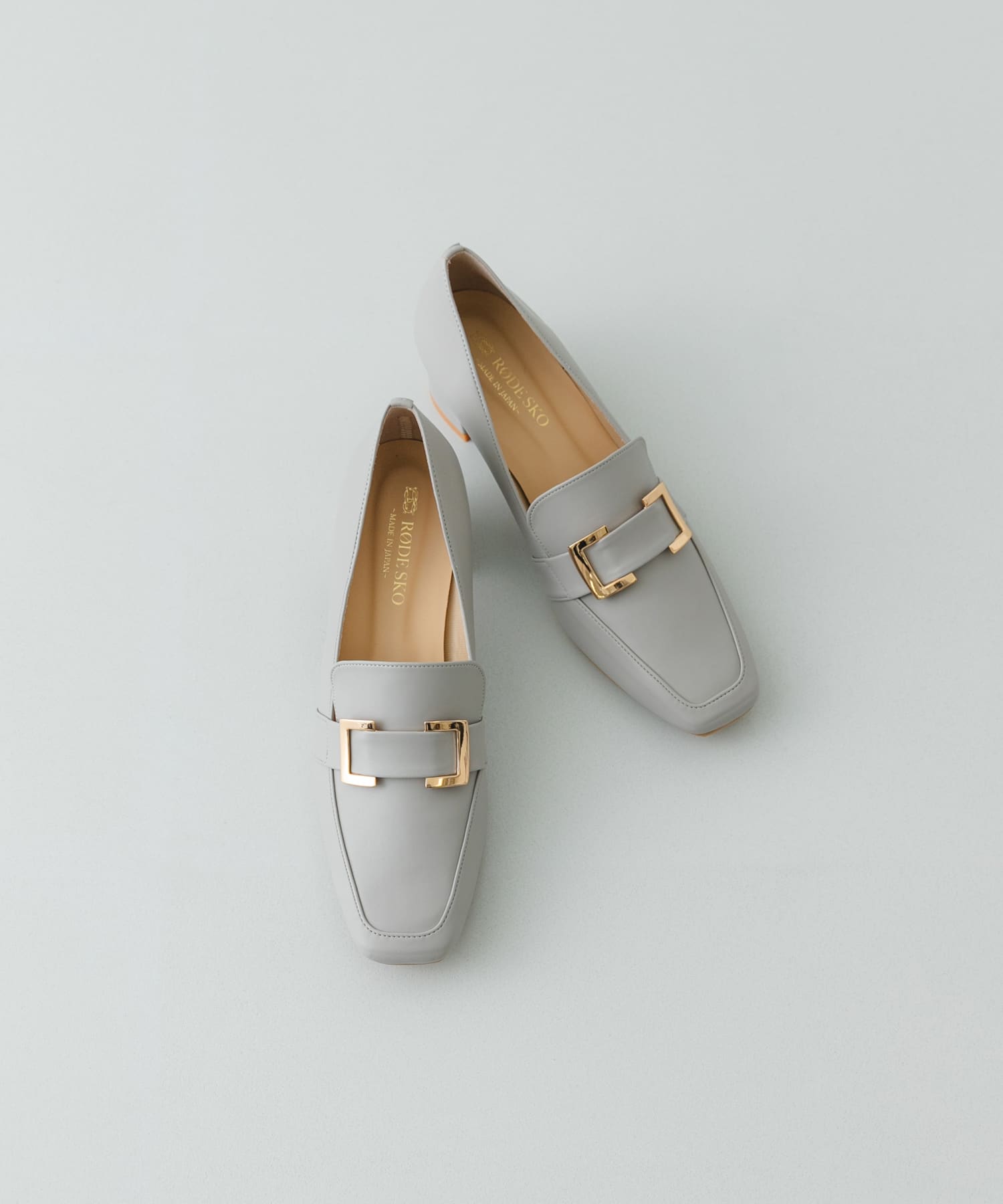 『MADE IN JAPAN』 4.5センチメタルヒールパンプス GRAY 36