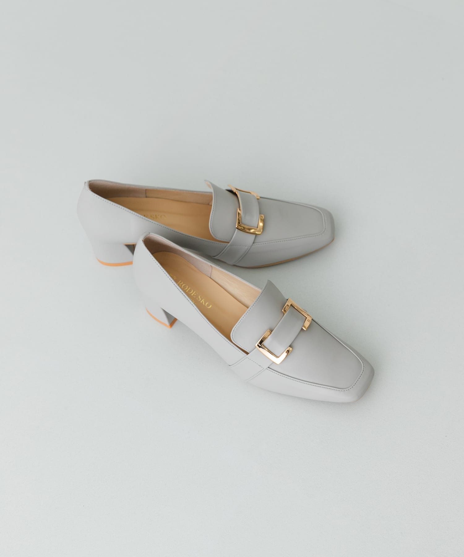 『MADE IN JAPAN』 4.5センチメタルヒールパンプス GRAY 36