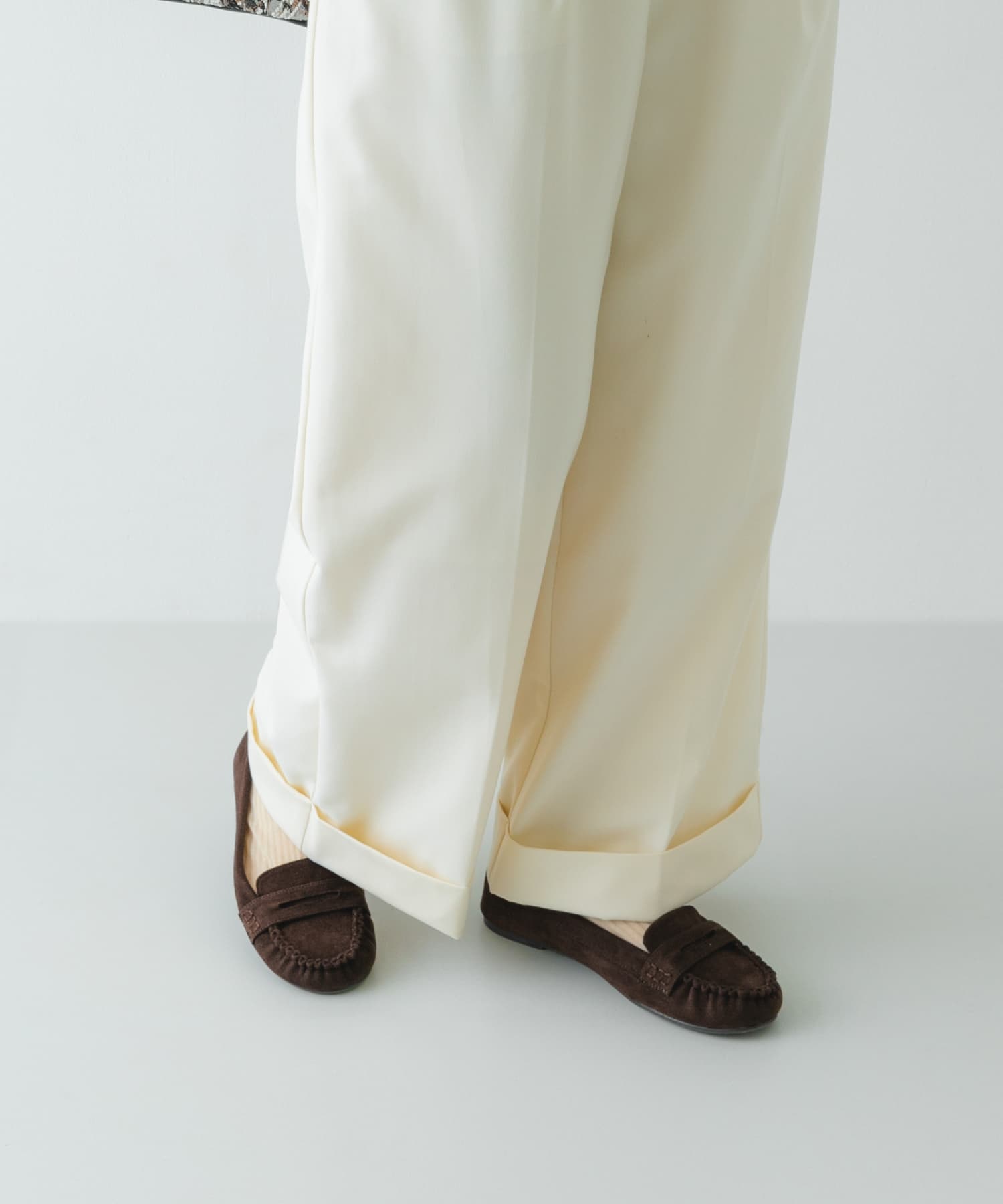 撥水ギャザーモカシン CHOCO 36