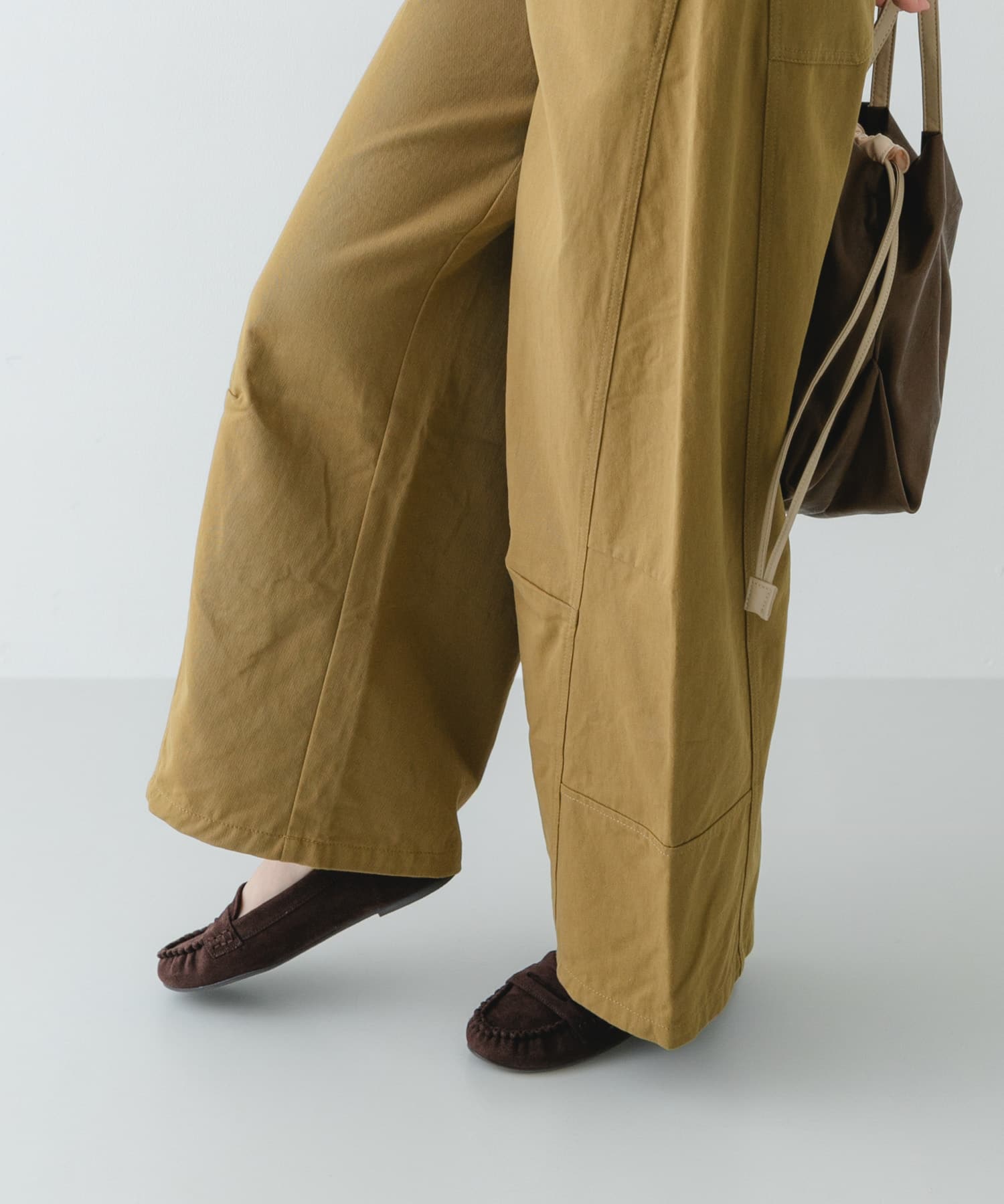 撥水ギャザーモカシン CHOCO 36