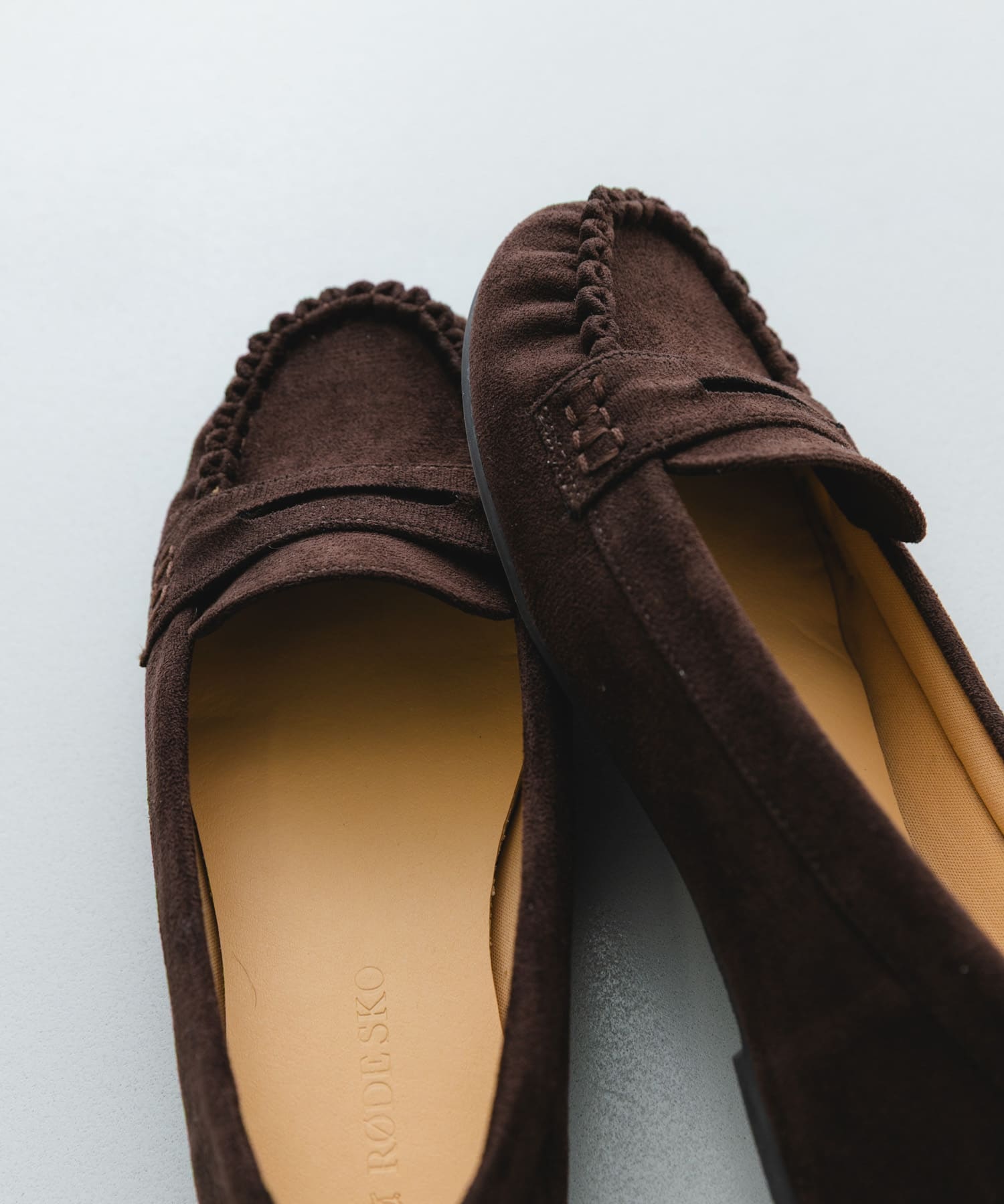 撥水ギャザーモカシン CHOCO 36