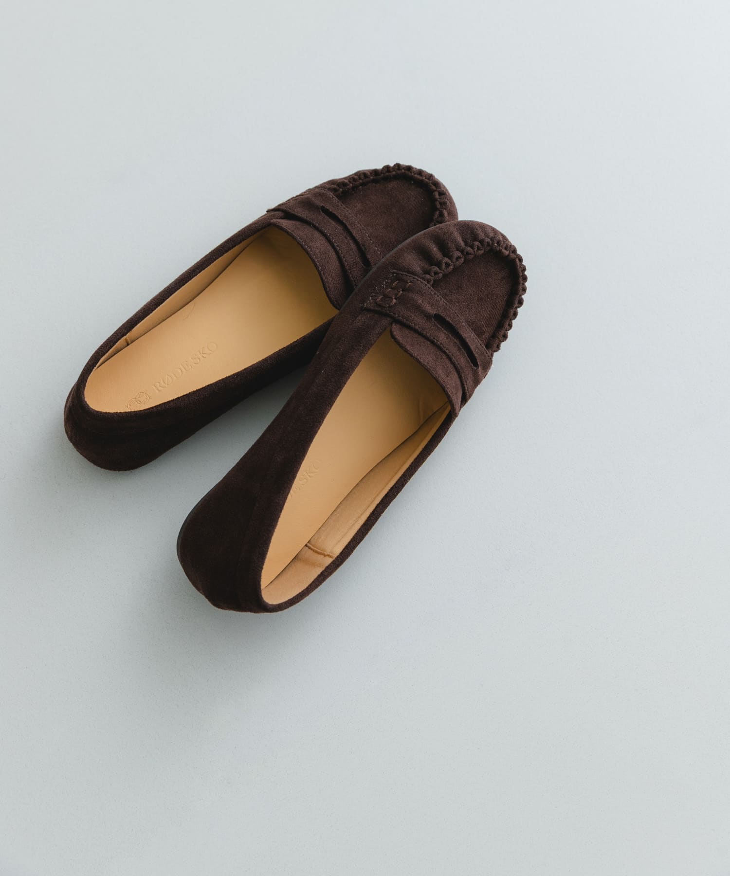 撥水ギャザーモカシン CHOCO 36