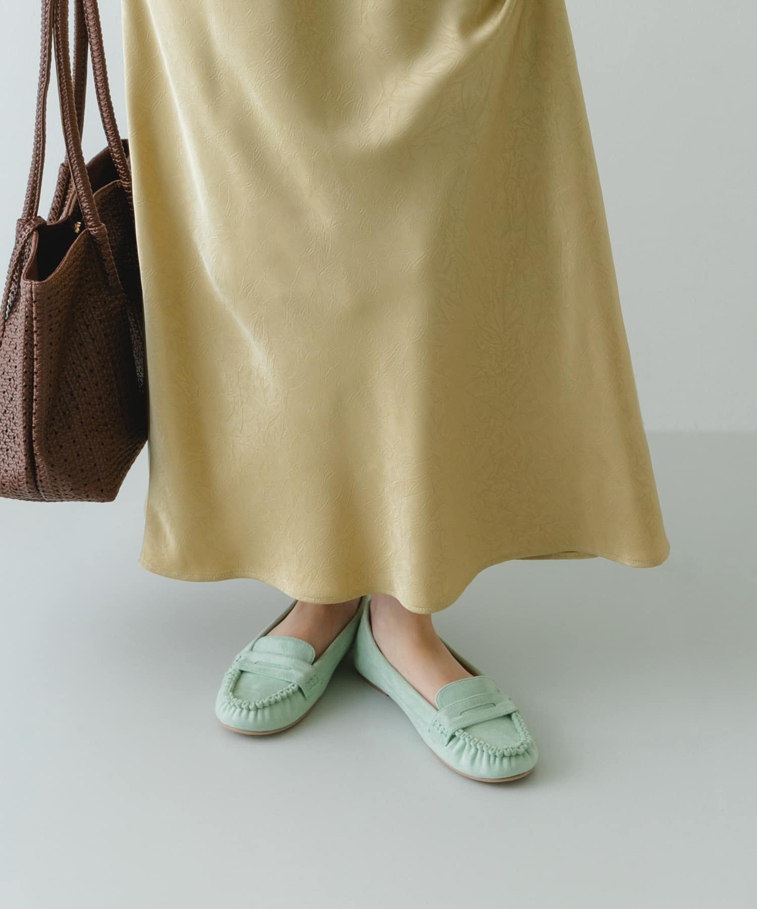 撥水ギャザーモカシン MINT 36