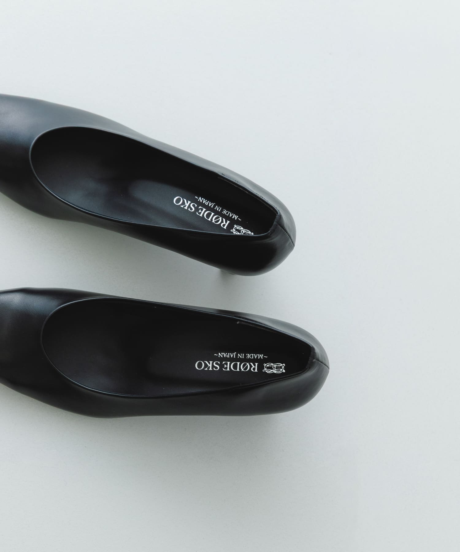 『MADE IN JAPAN』シンプルヒールパンプス BLACK 36