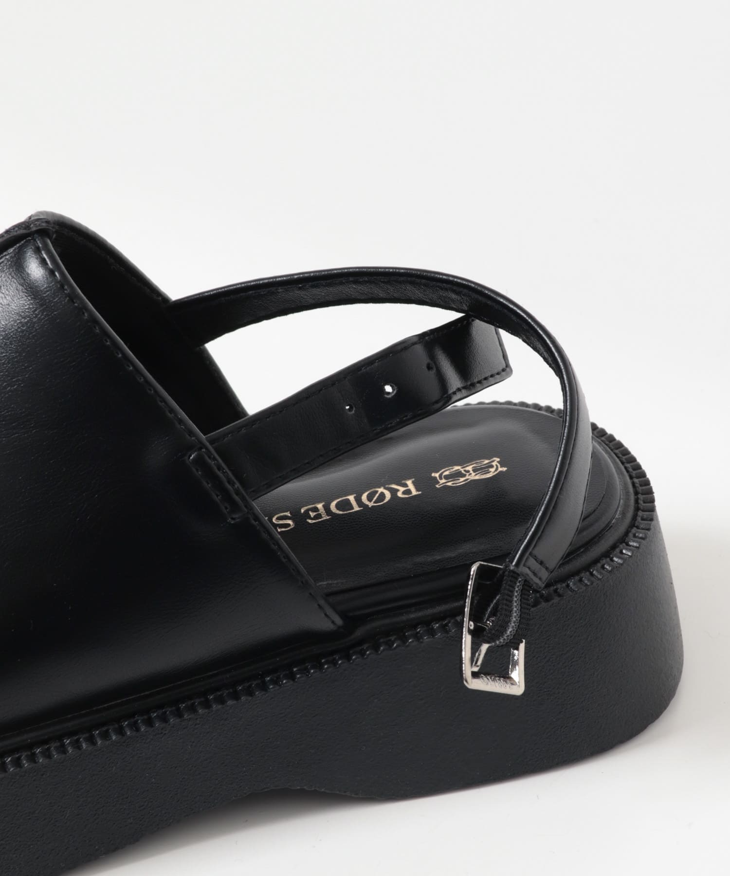 センターステッチクロッグ BLACK 36