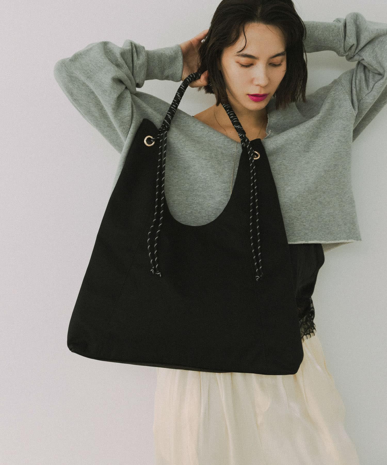 コードハンドルバッグ BLKxBLK One