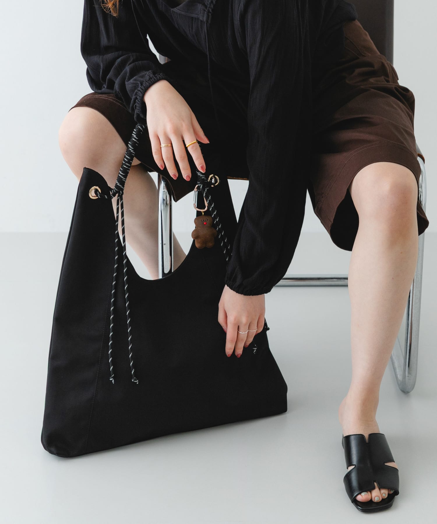 コードハンドルバッグ BLKxBLK One