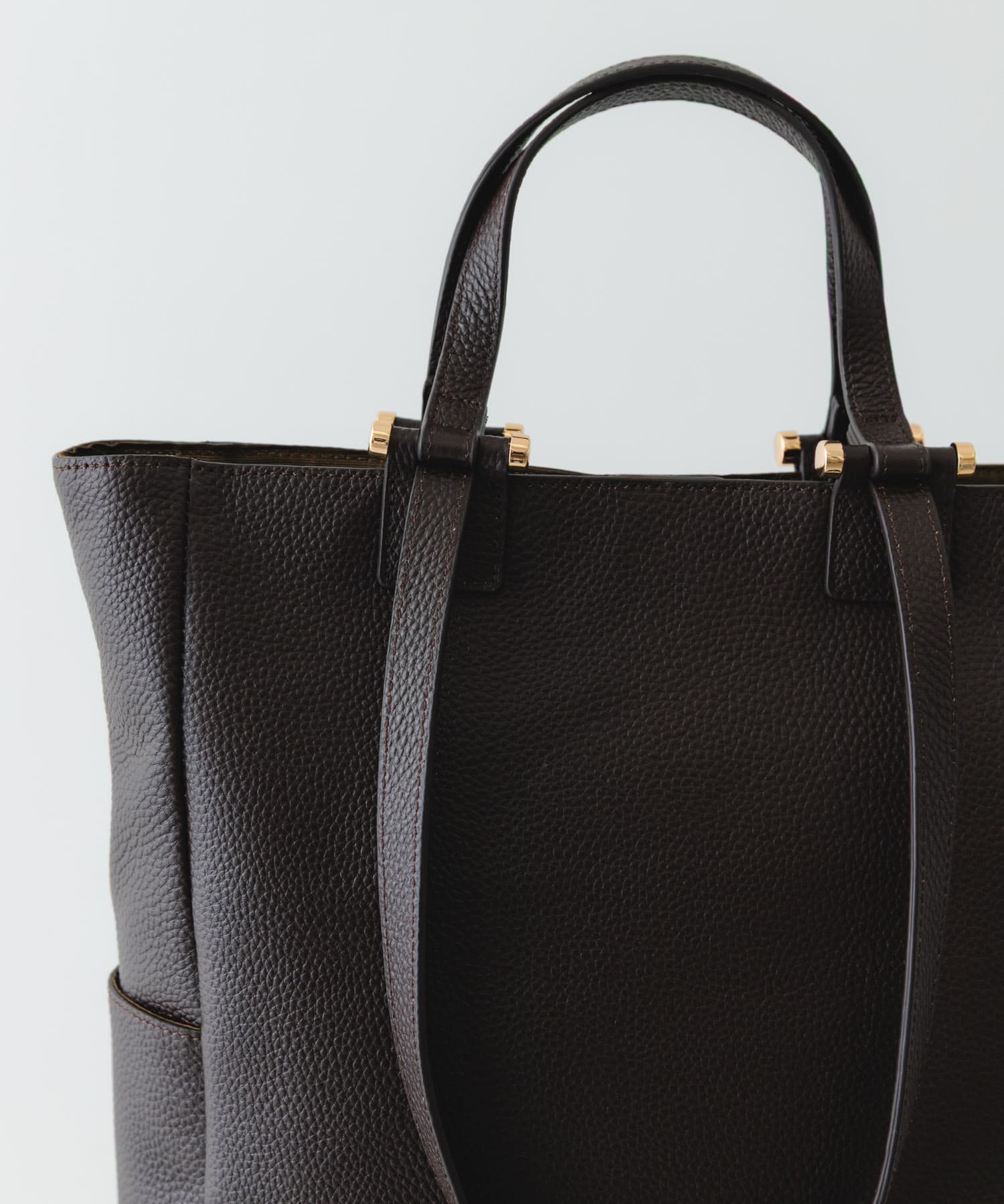 レザー2WAYトートバッグ CHOCO One