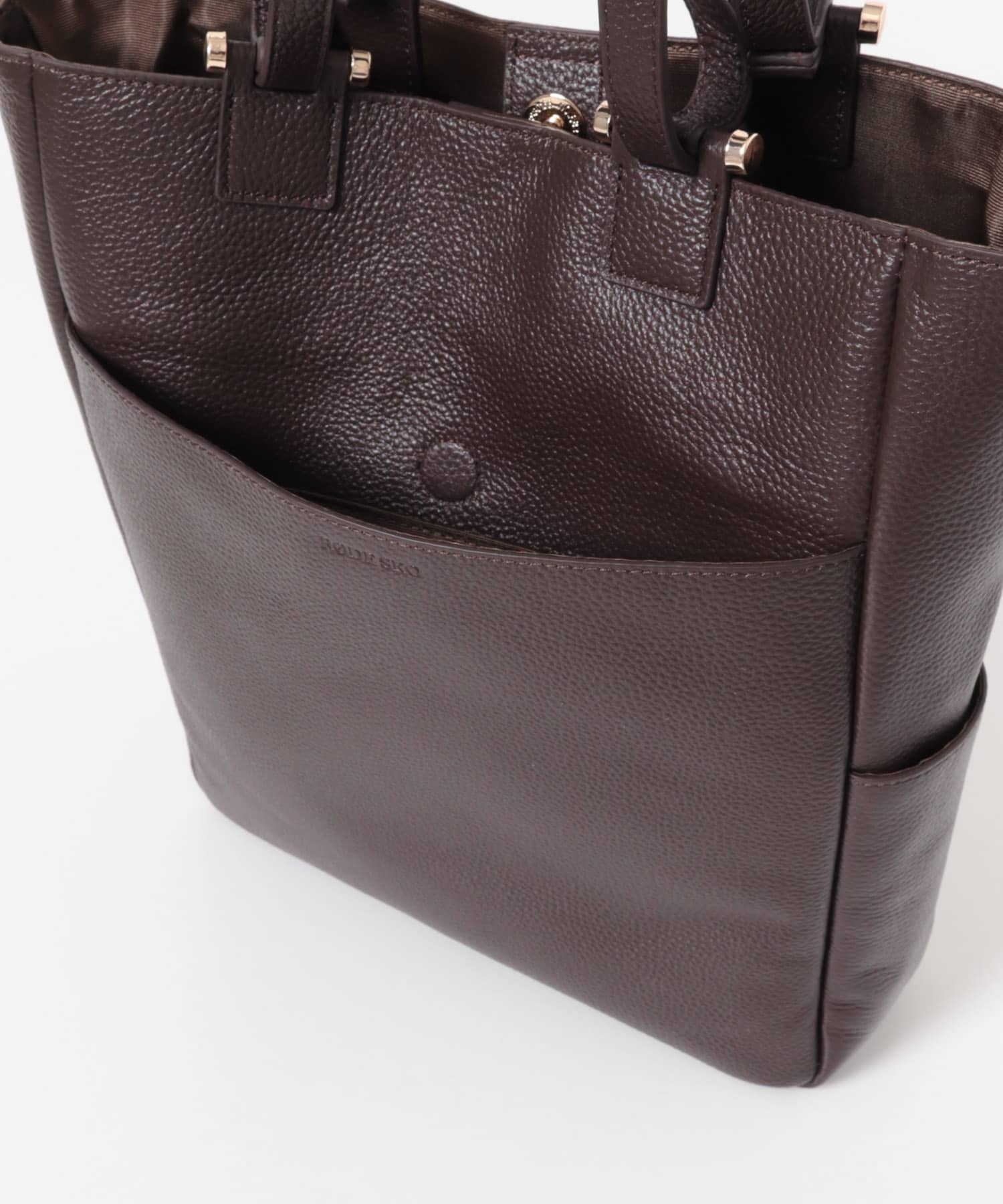 レザー2WAYトートバッグ CHOCO One