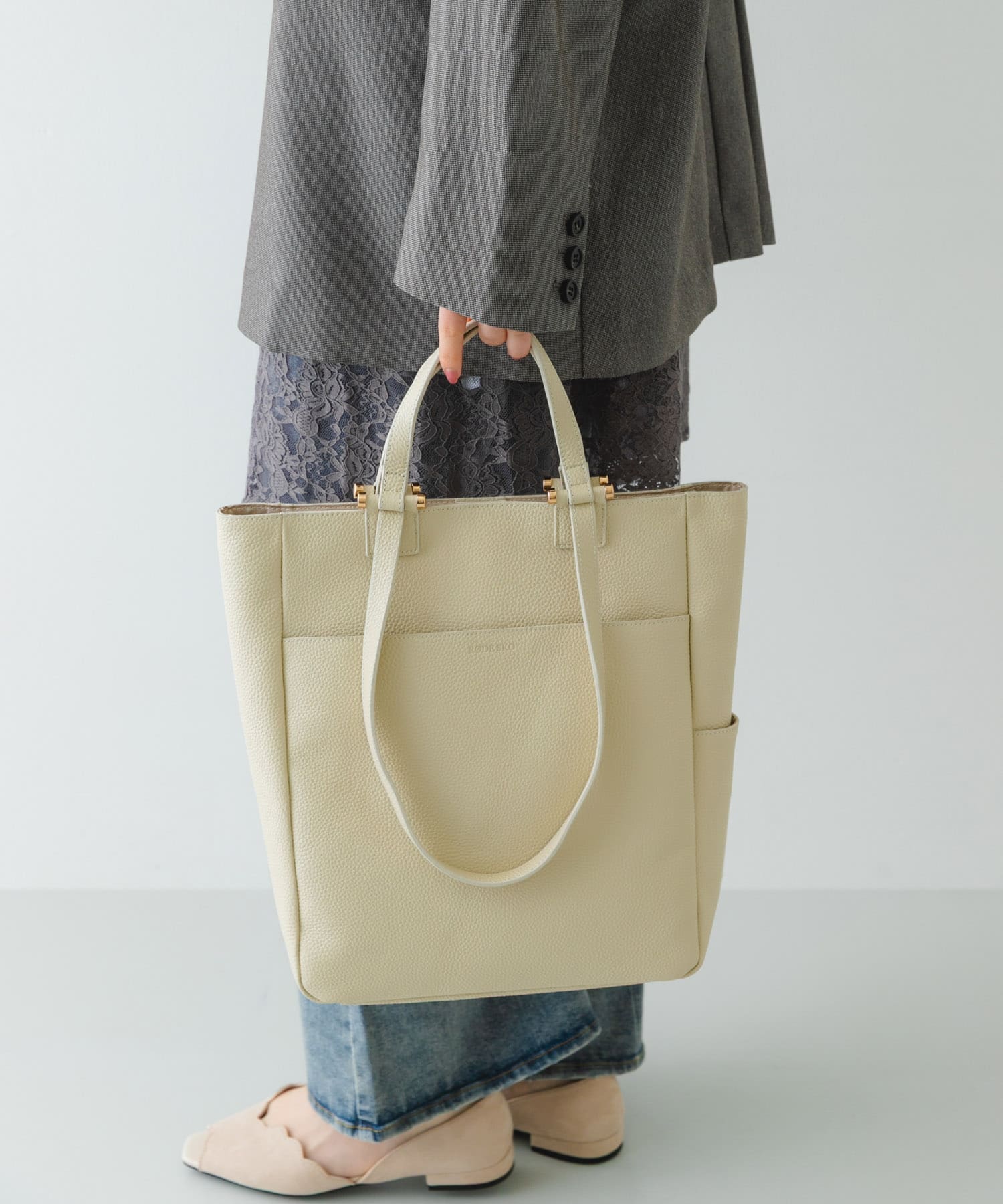 レザー2WAYトートバッグ OFF One