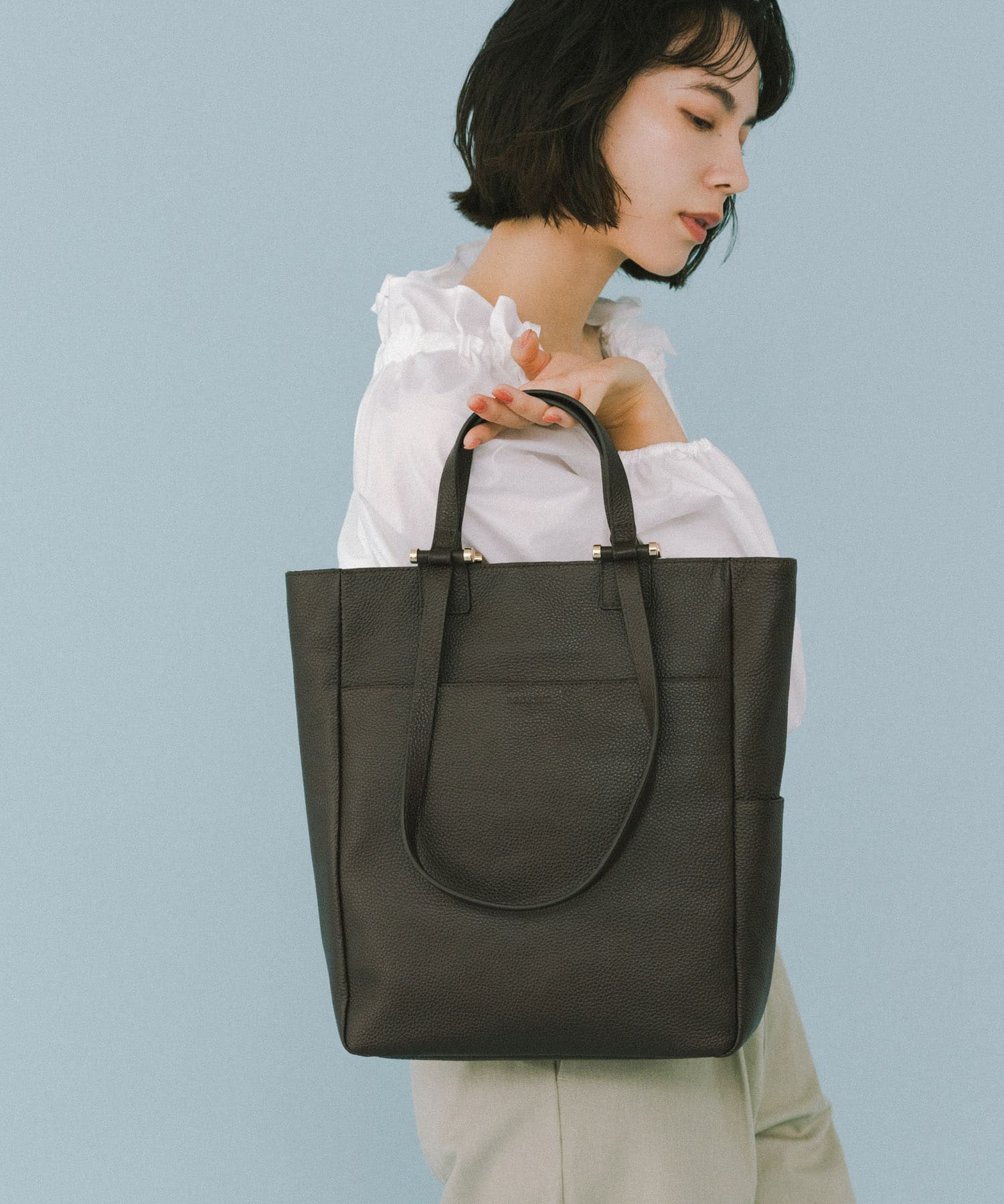 レザー2WAYトートバッグ