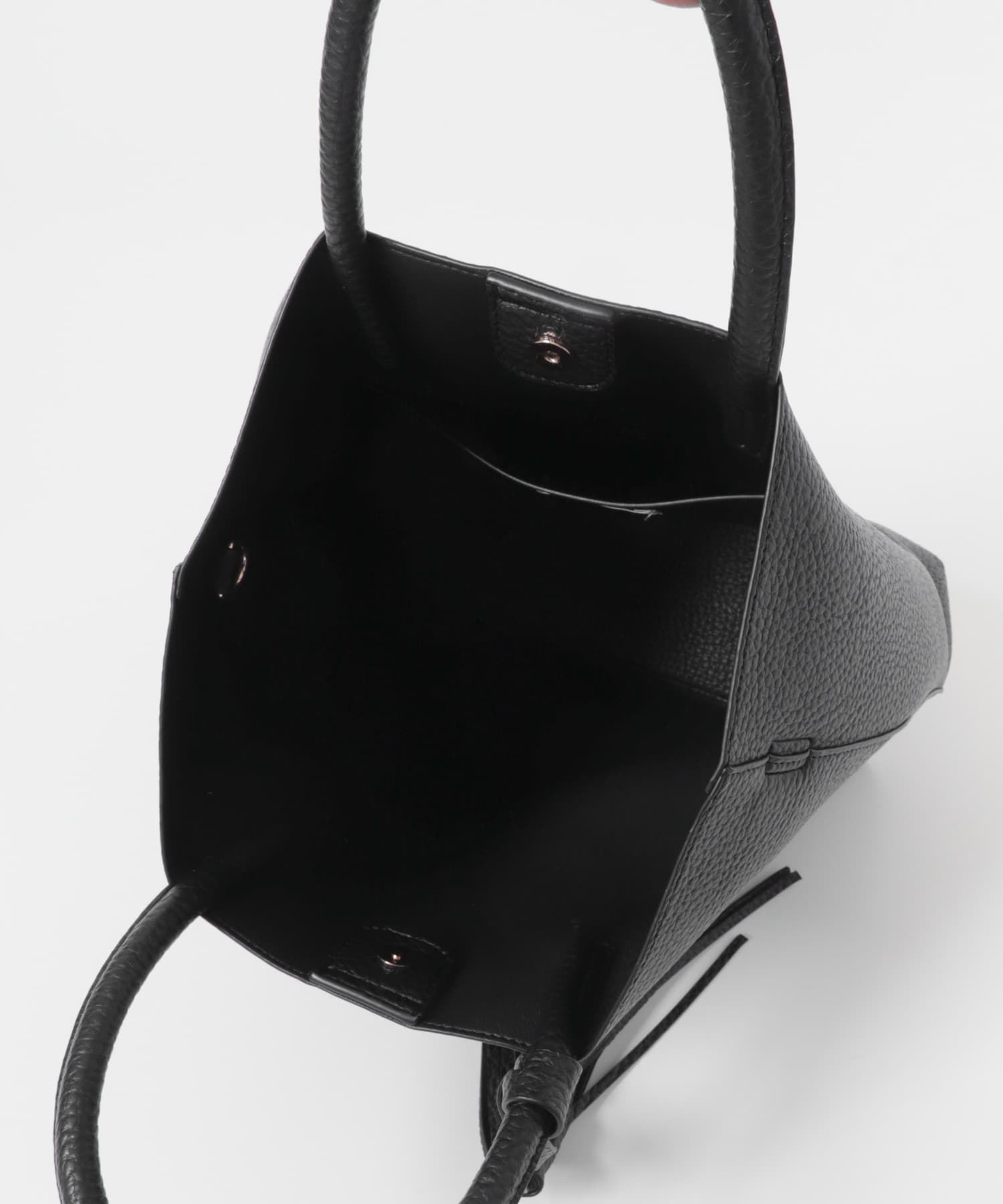 『縦型』タッセル軽量2WAYタテナガトートバッグ BLACK One