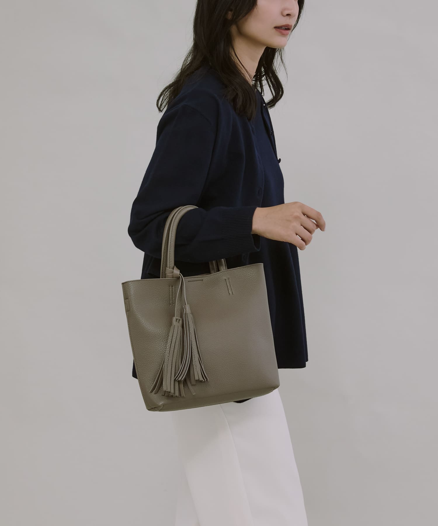 『Sサイズ』タッセル軽量2WAYプチトートバッグ