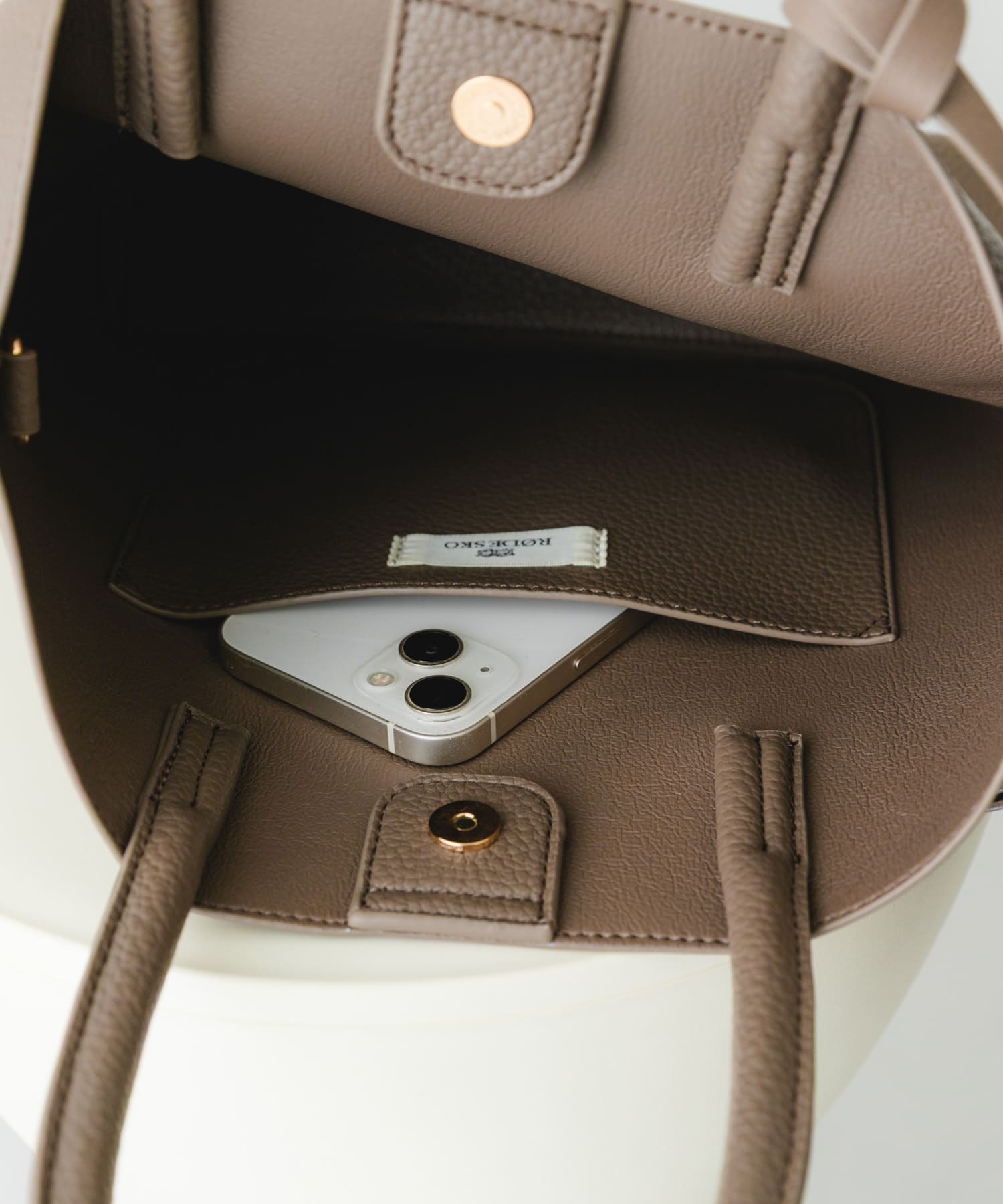 『Sサイズ』タッセル軽量2WAYプチトートバッグ GRAYSH One