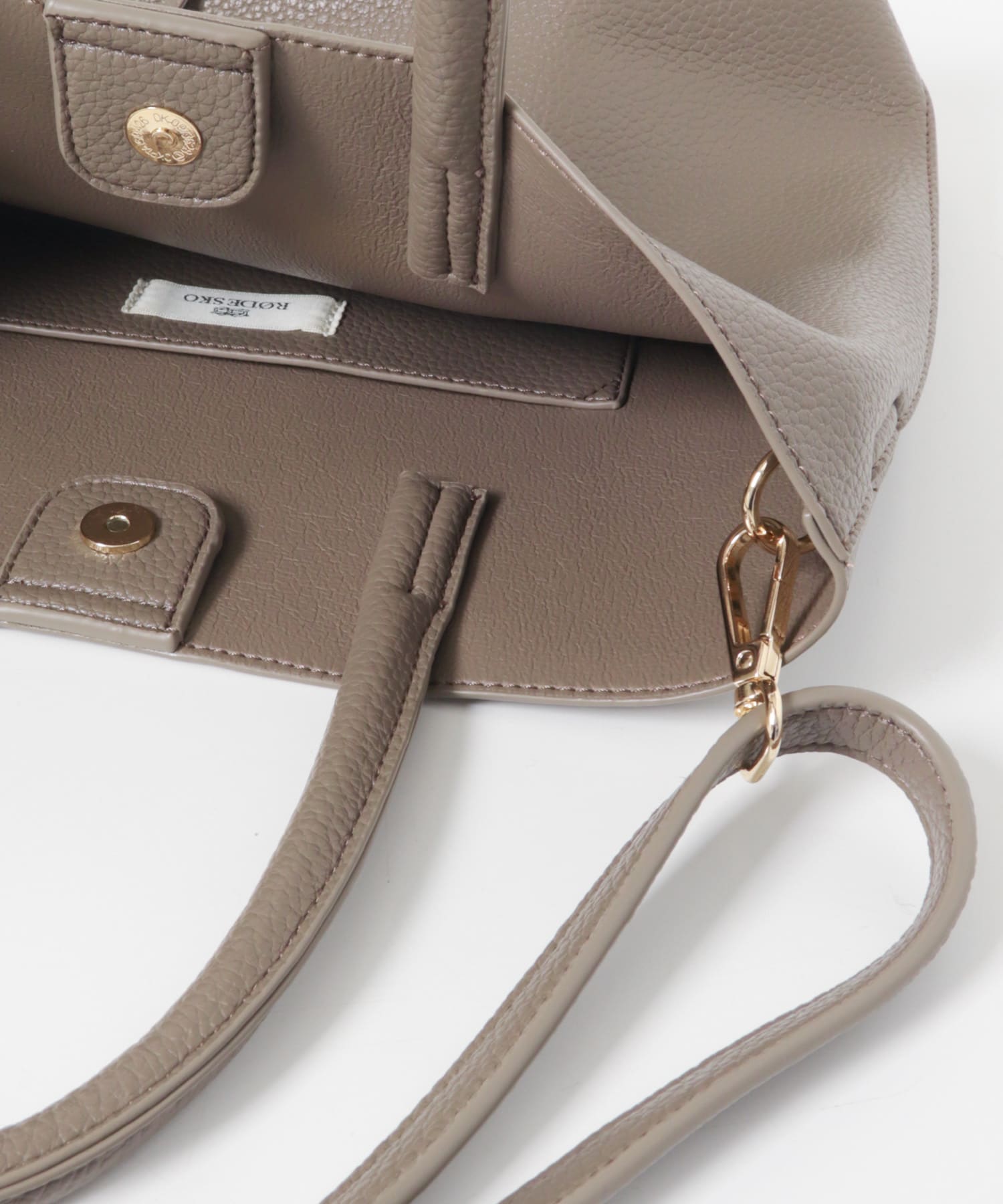 『Sサイズ』タッセル軽量2WAYプチトートバッグ GRAYSH One