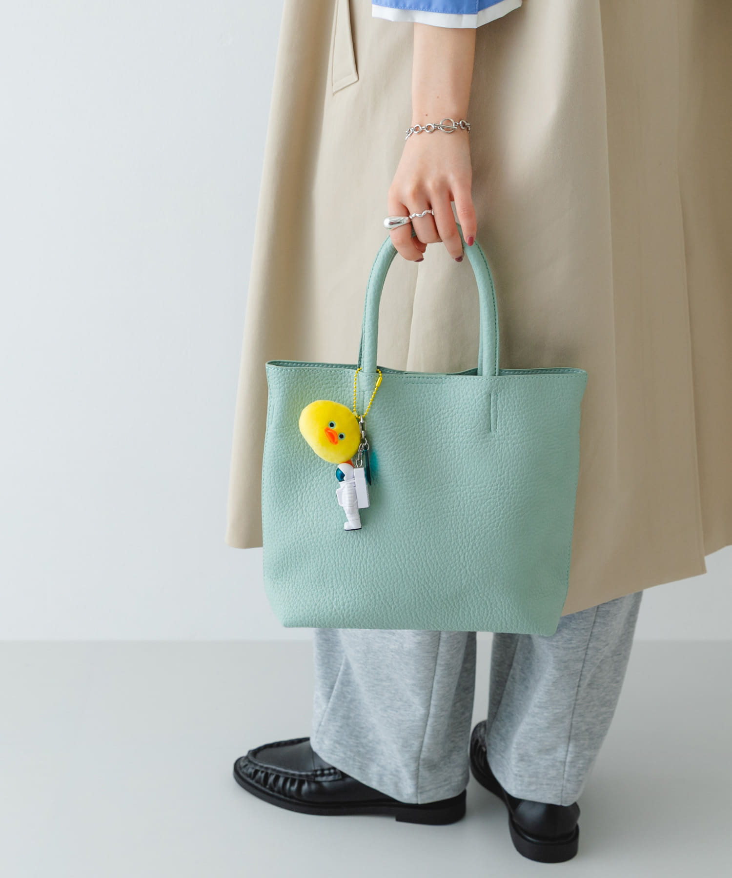 『Sサイズ』タッセル軽量2WAYプチトートバッグ MINT One