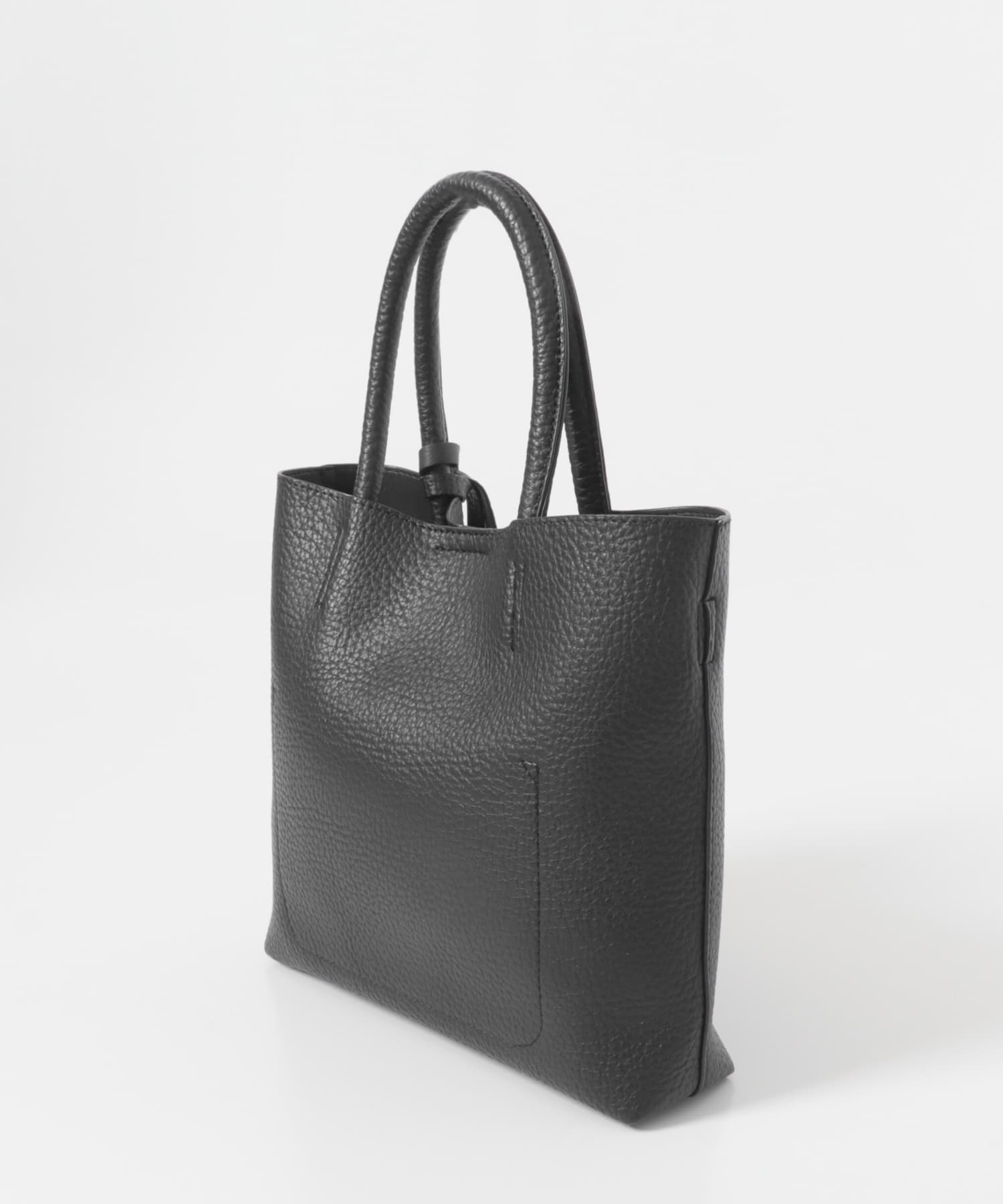 『Sサイズ』タッセル軽量2WAYプチトートバッグ BLACK One