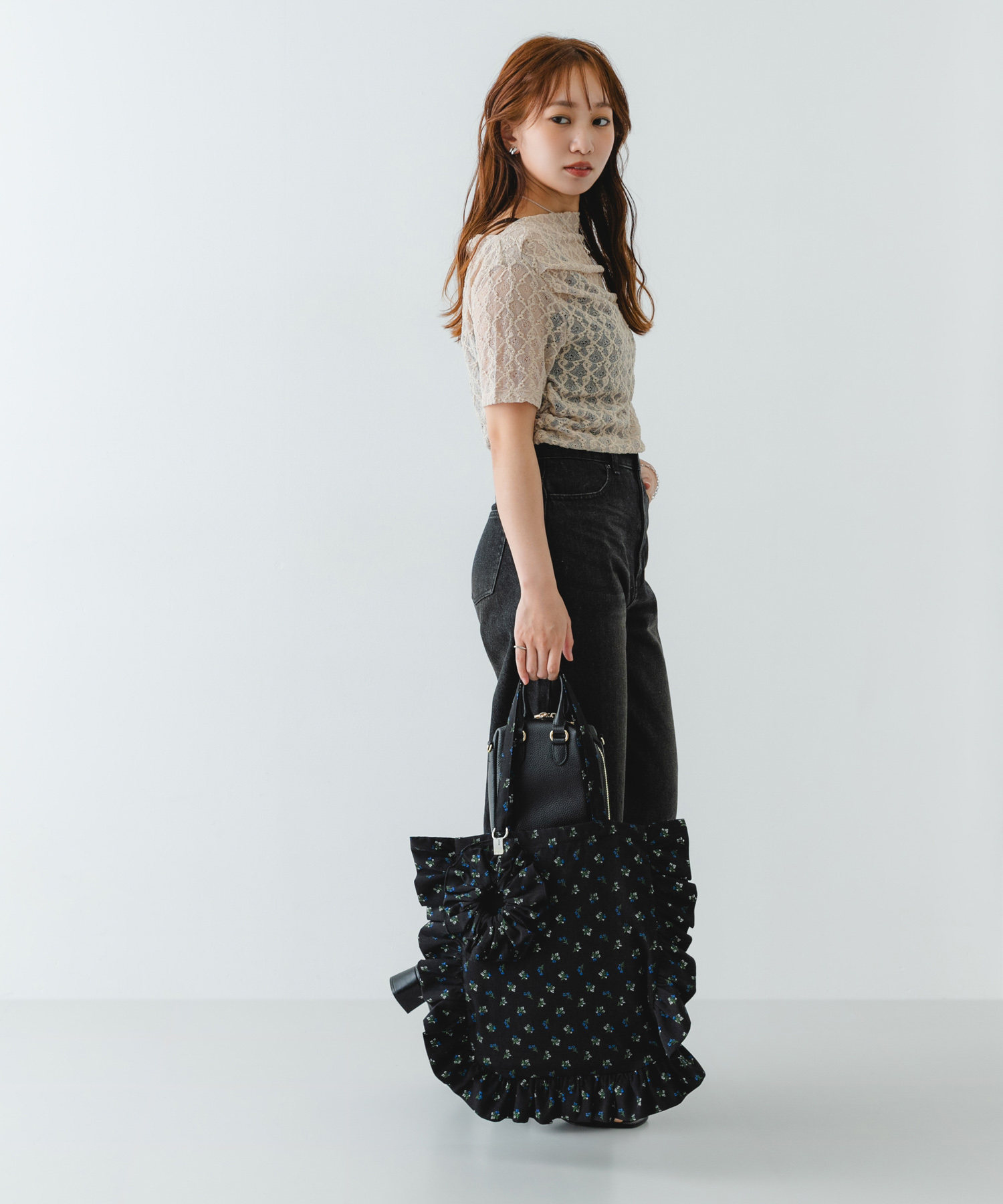 BLK/FLOWER