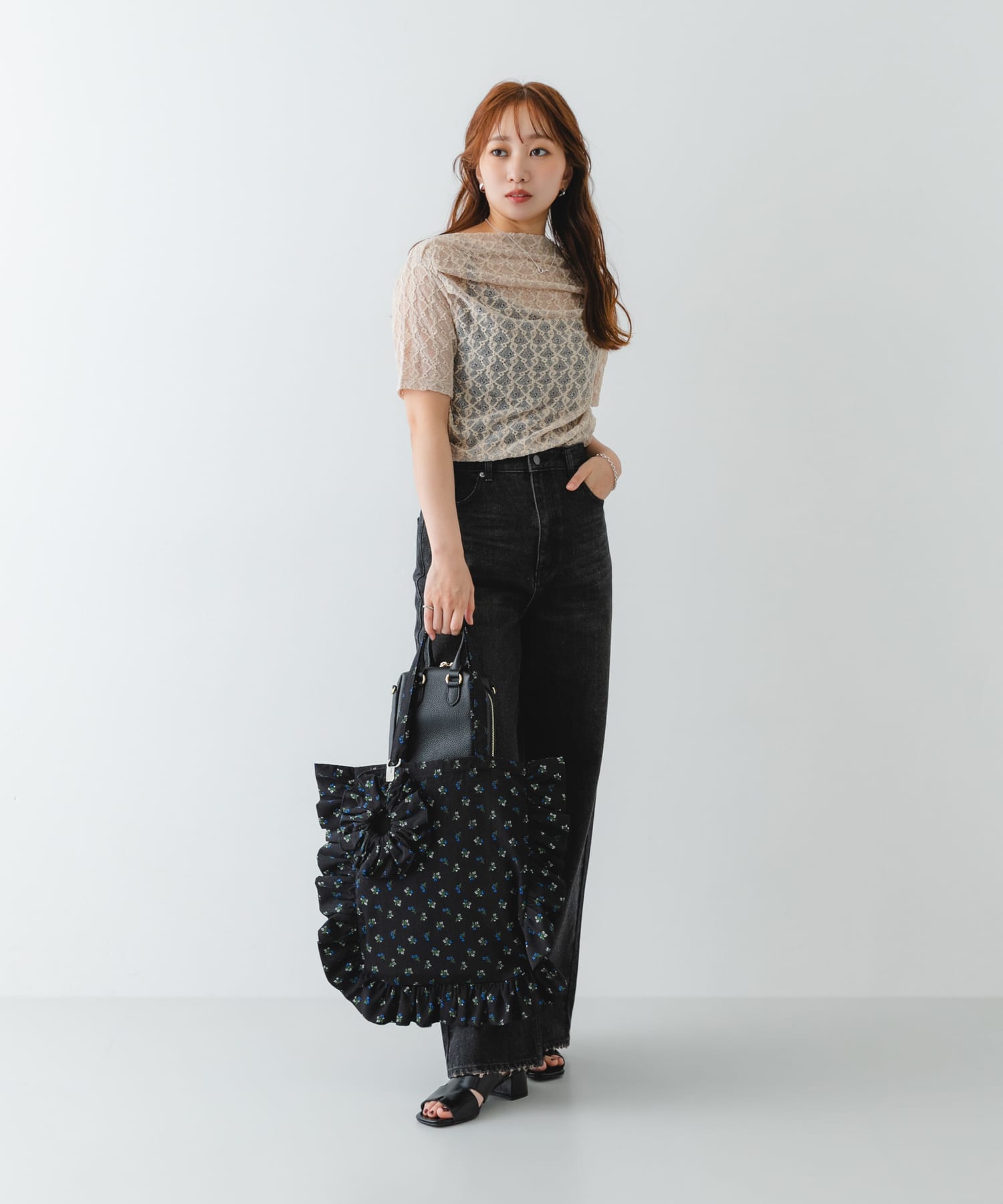 BLK/FLOWER