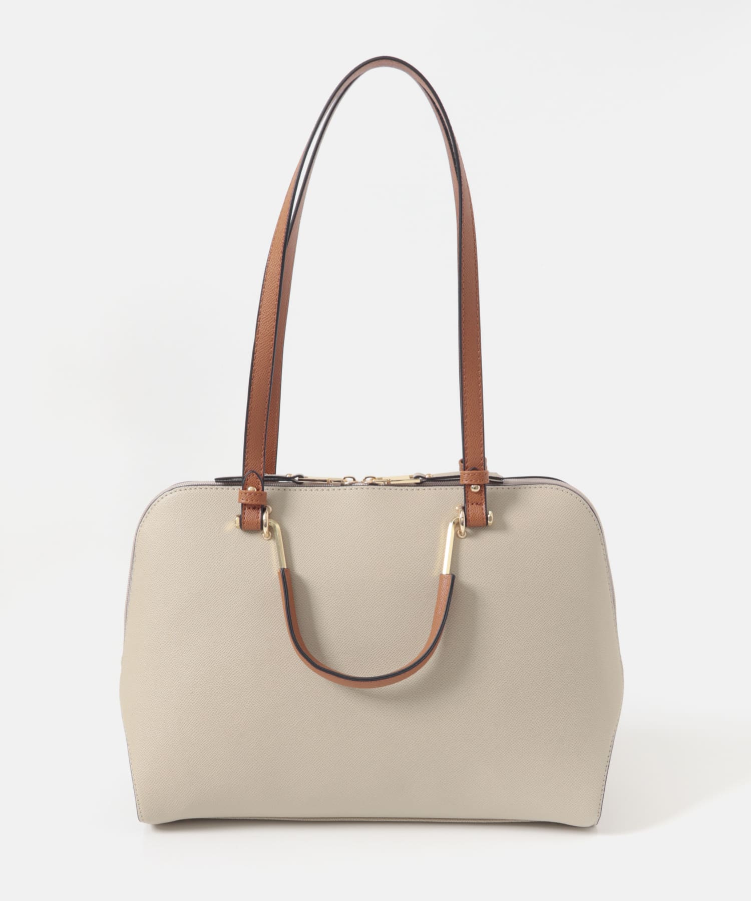 『インフルエンサーayaさんコラボ』2WAYハンドバッグ L.BEIGE One