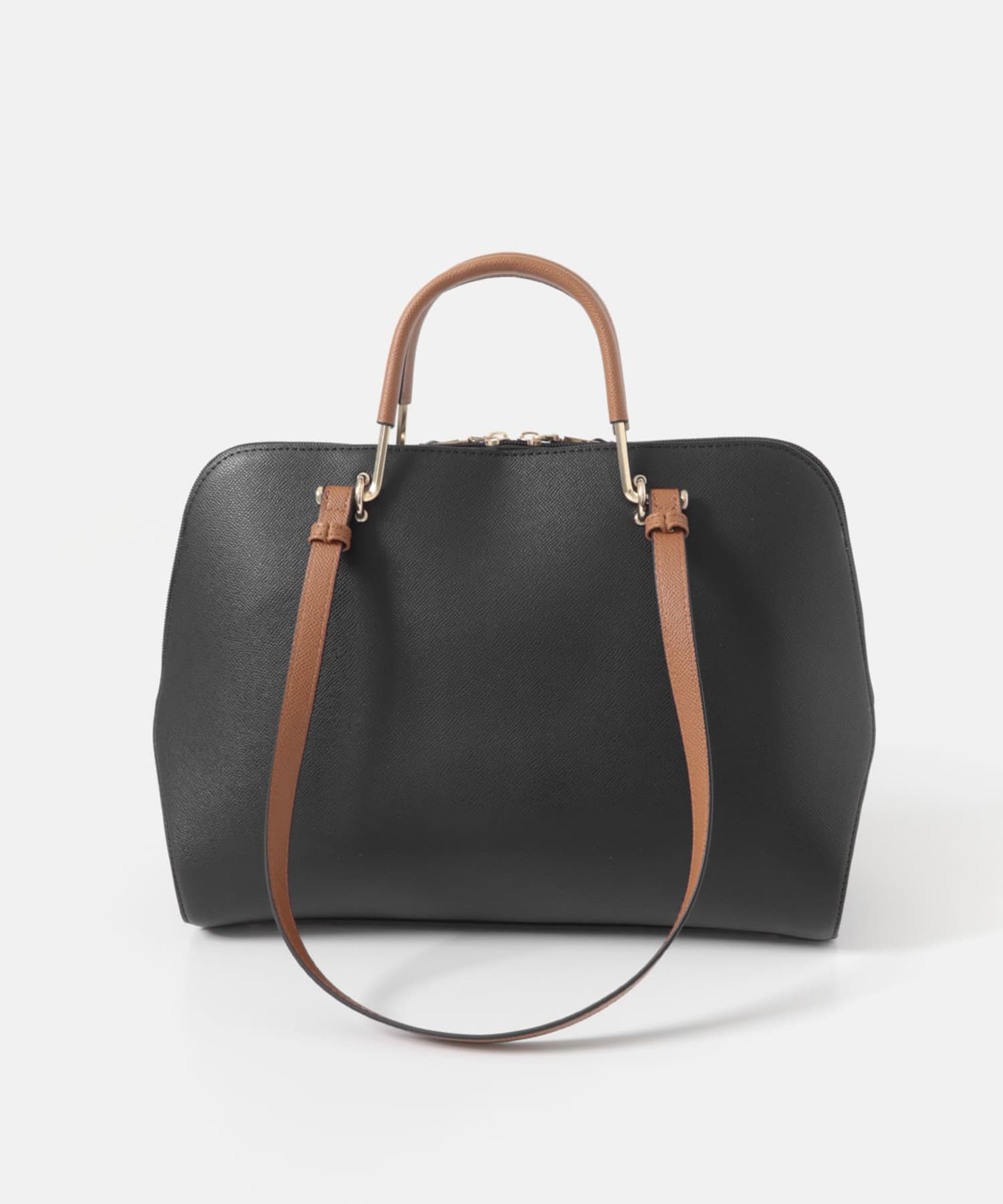 『インフルエンサーayaさんコラボ』2WAYハンドバッグ BLACK One