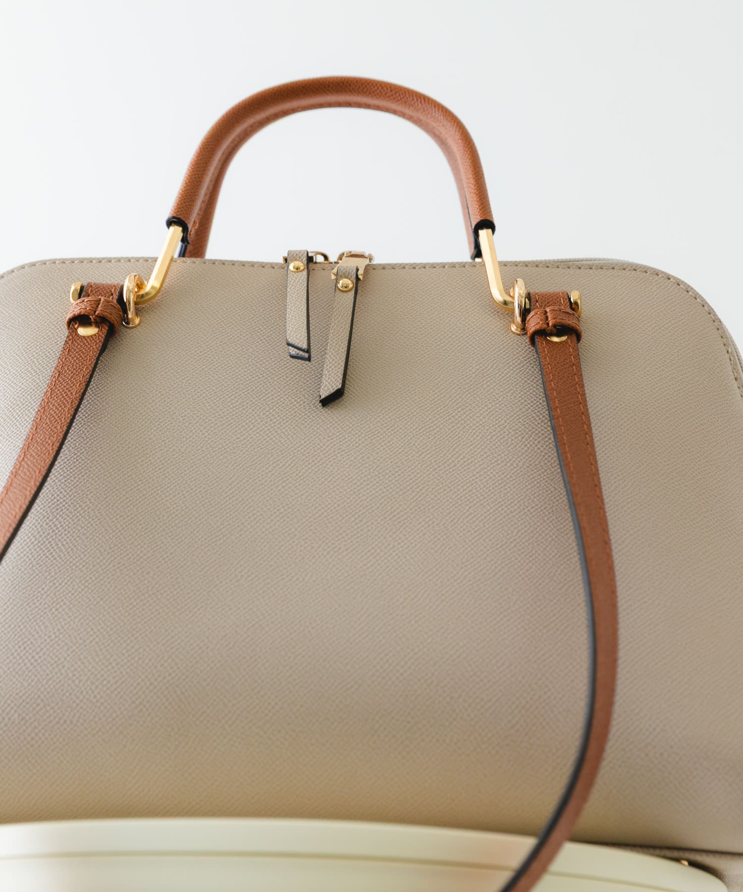 『インフルエンサーayaさんコラボ』プチ2WAYハンドバッグ L.BEIGE One