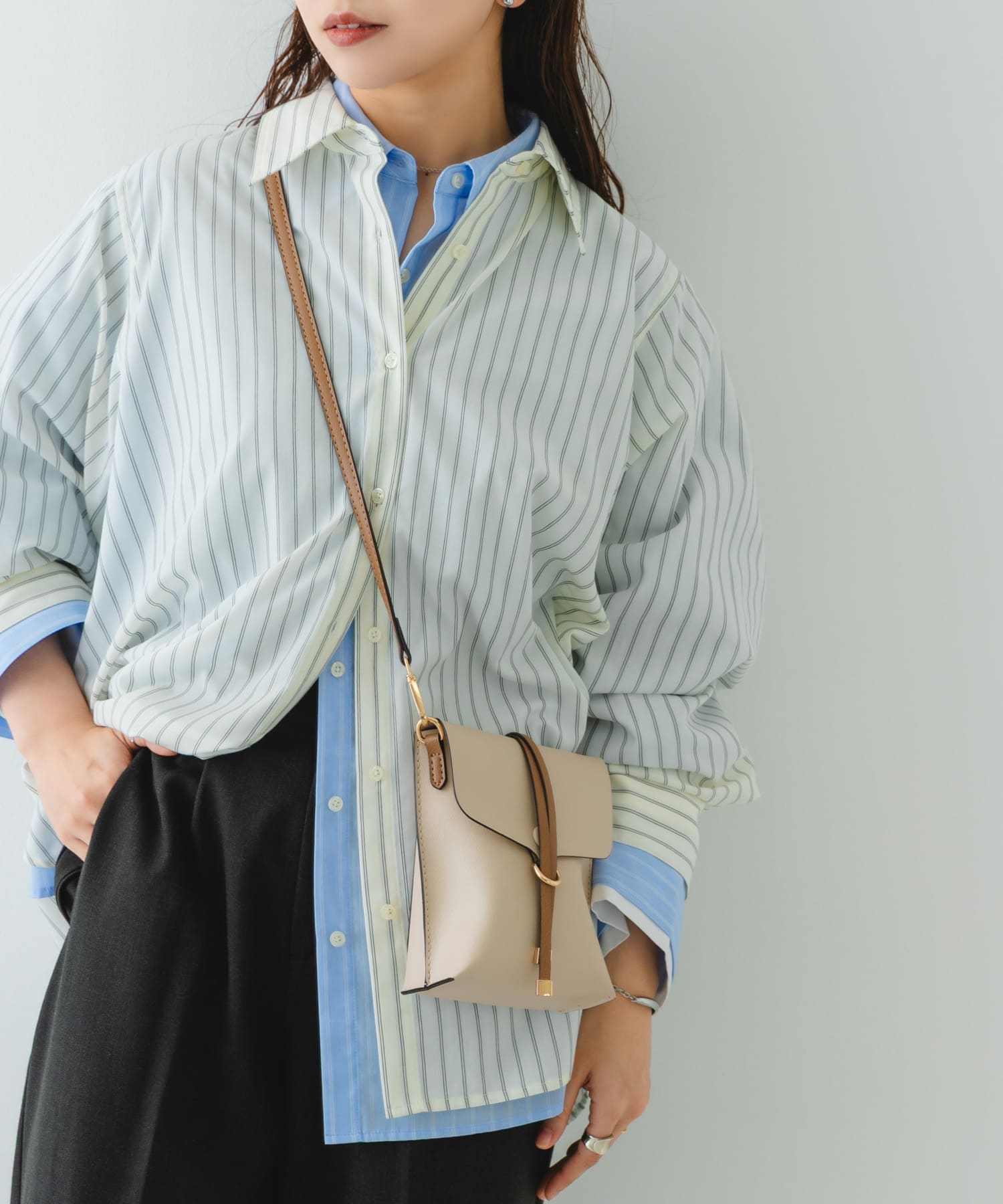 縦型フラップポシェット BEGxCML One