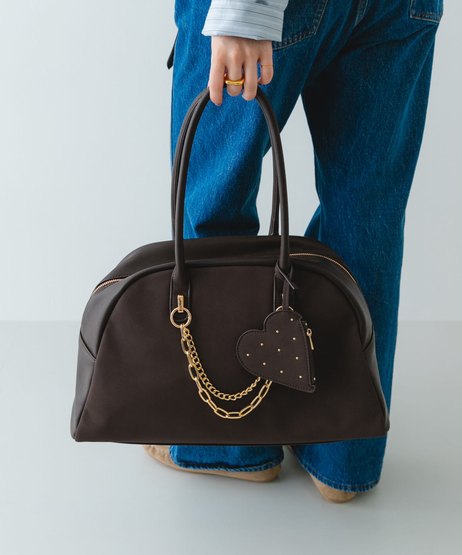 キャリーオンポケットビッグボストン BROWN One