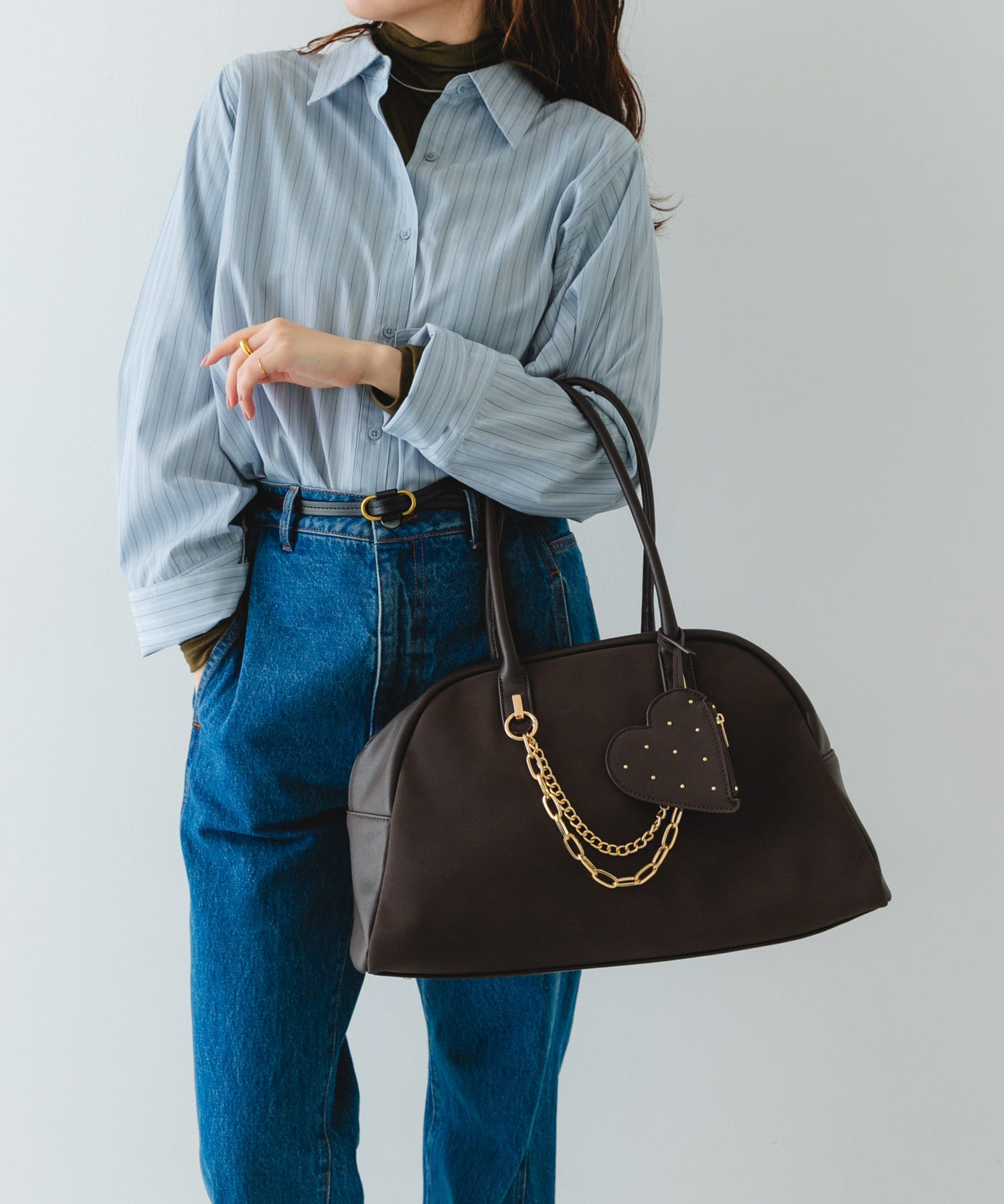 キャリーオンポケットビッグボストン BROWN One