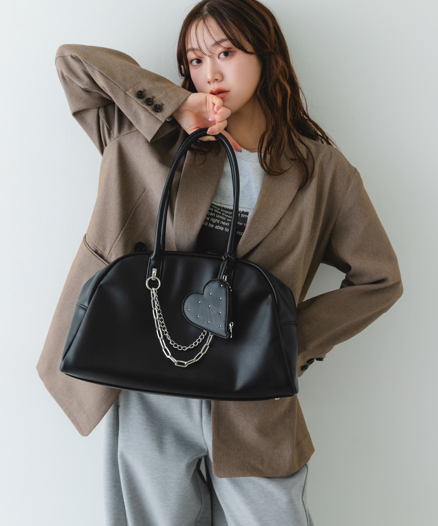 キャリーオンポケットビッグボストン BLACK One