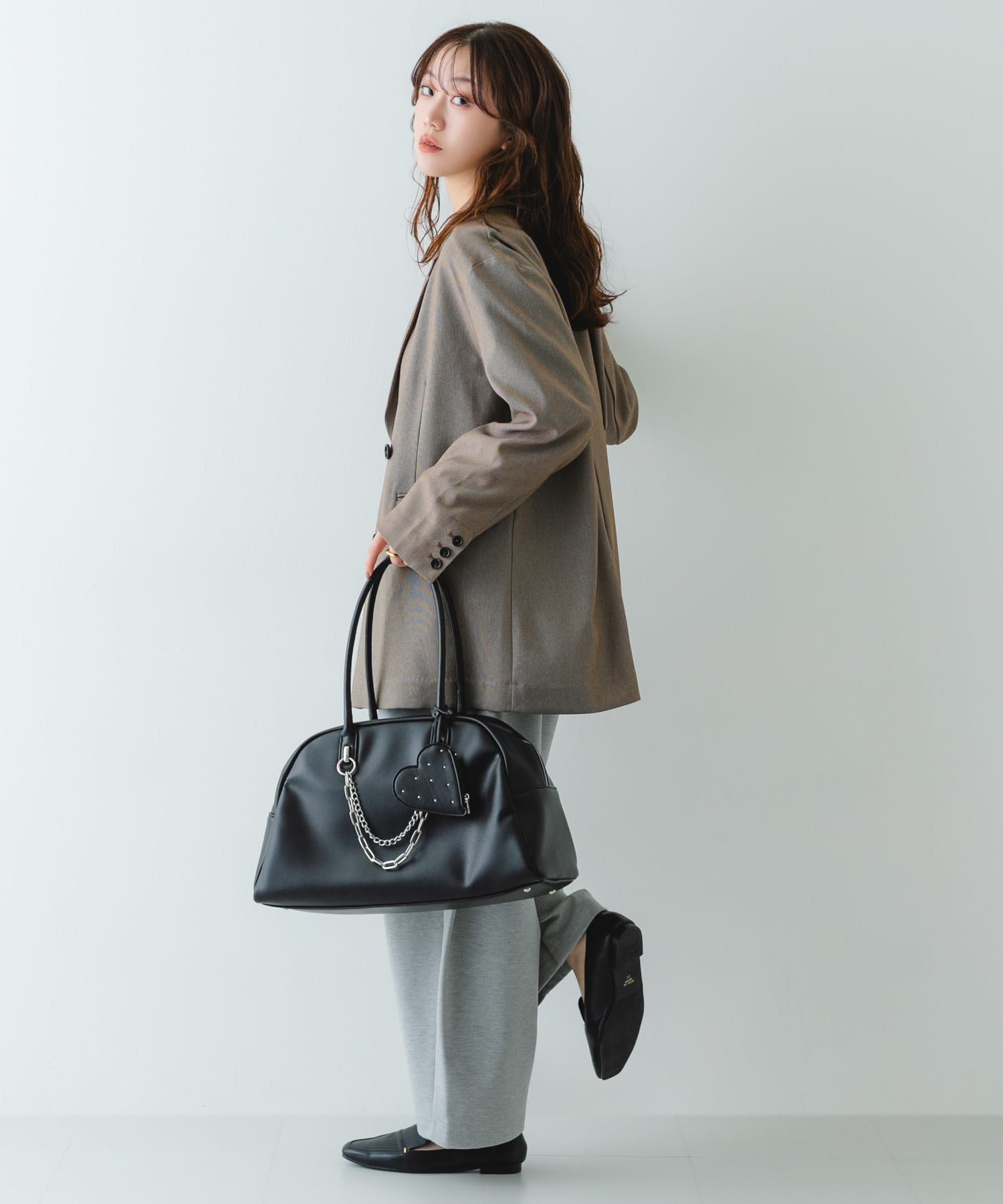 キャリーオンポケットビッグボストン BLACK One