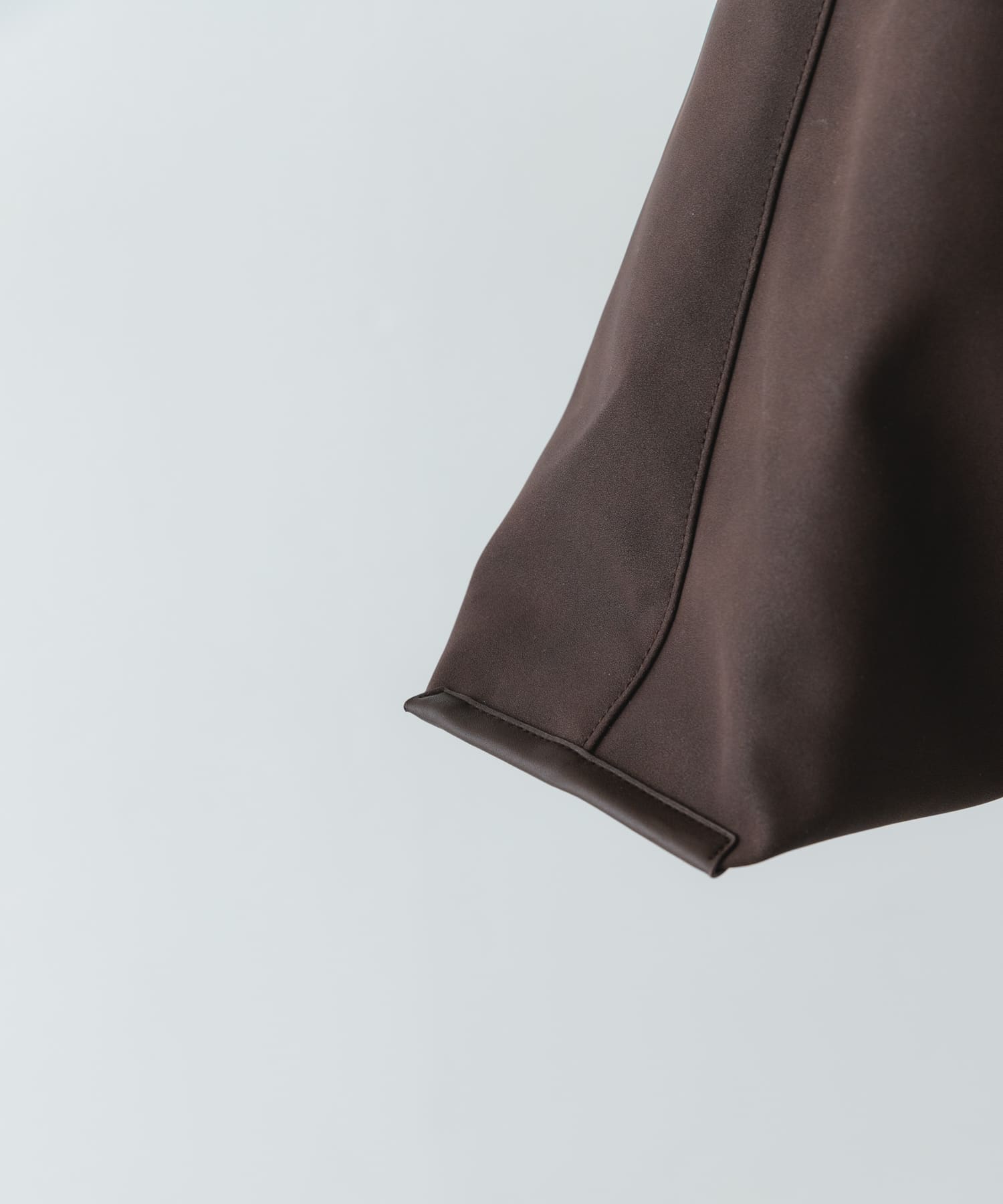スエード調ワンハンドルトートバッグ BROWN One