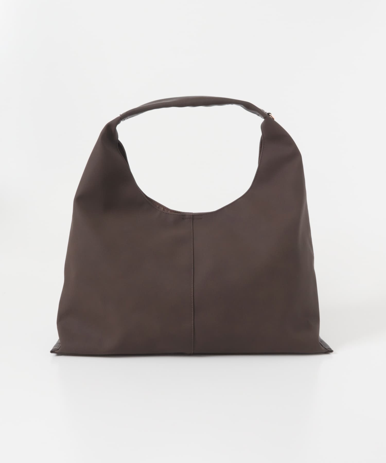 スエード調ワンハンドルトートバッグ BROWN One